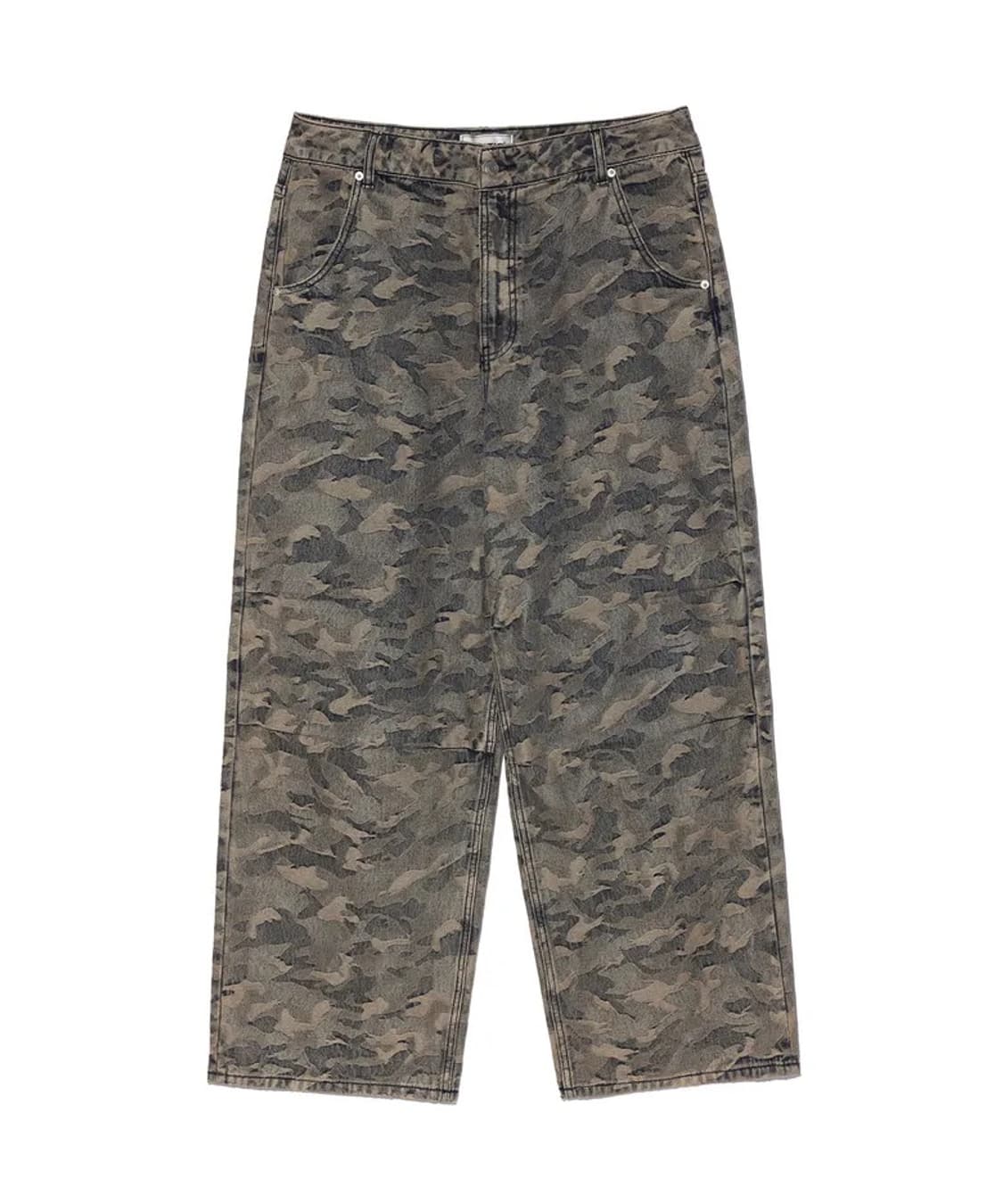 크리틱 카모 데님팬츠 카키 상품이미지1