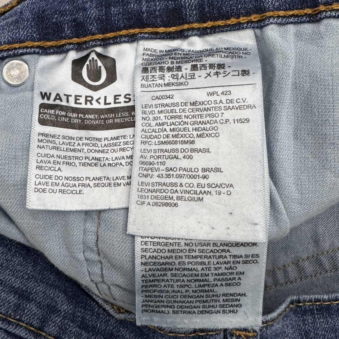 리바이스 559 새깅 워싱 스케이터 데님팬츠 상품이미지7