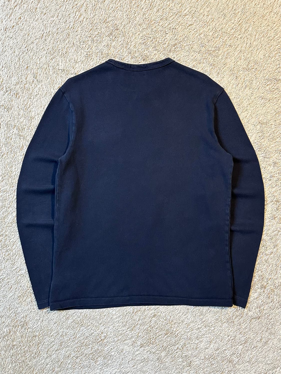 폴로 랄프로렌 신형 QR 원포켓 화이트포니 롱슬리브 긴팔 네이비 상품이미지3