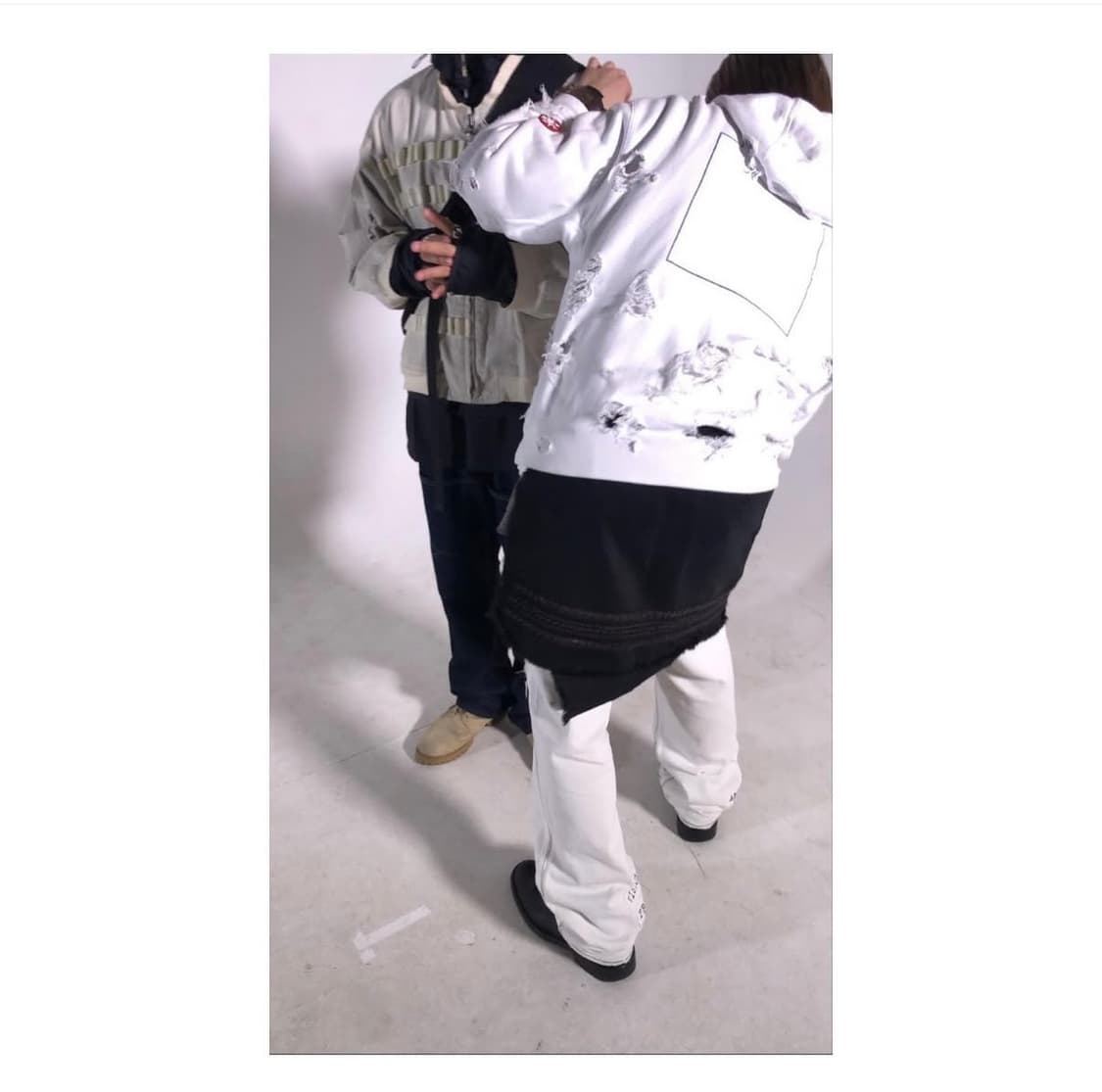 어태치먼트 아카이브 랩 스커트 (os) 상품이미지6