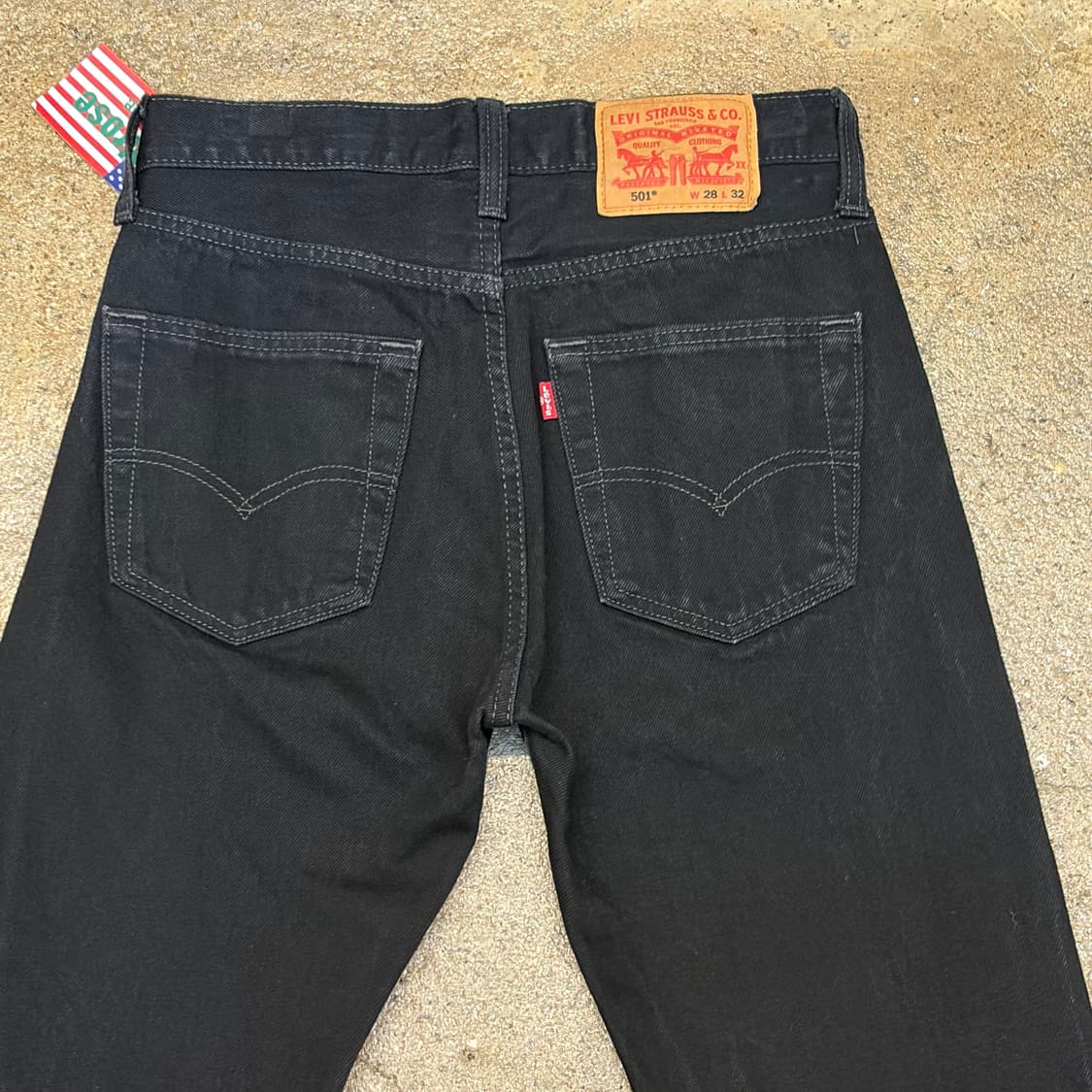 00s 빈티지 리바이스 501 블랙진 청바지 상품이미지6