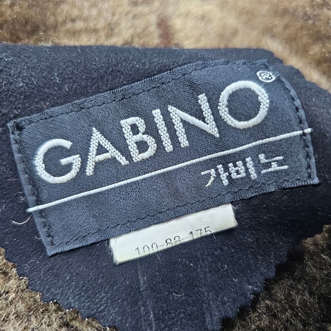 GABINO 빈티지 양가죽 스웨이드 무스탕 L 상품이미지5