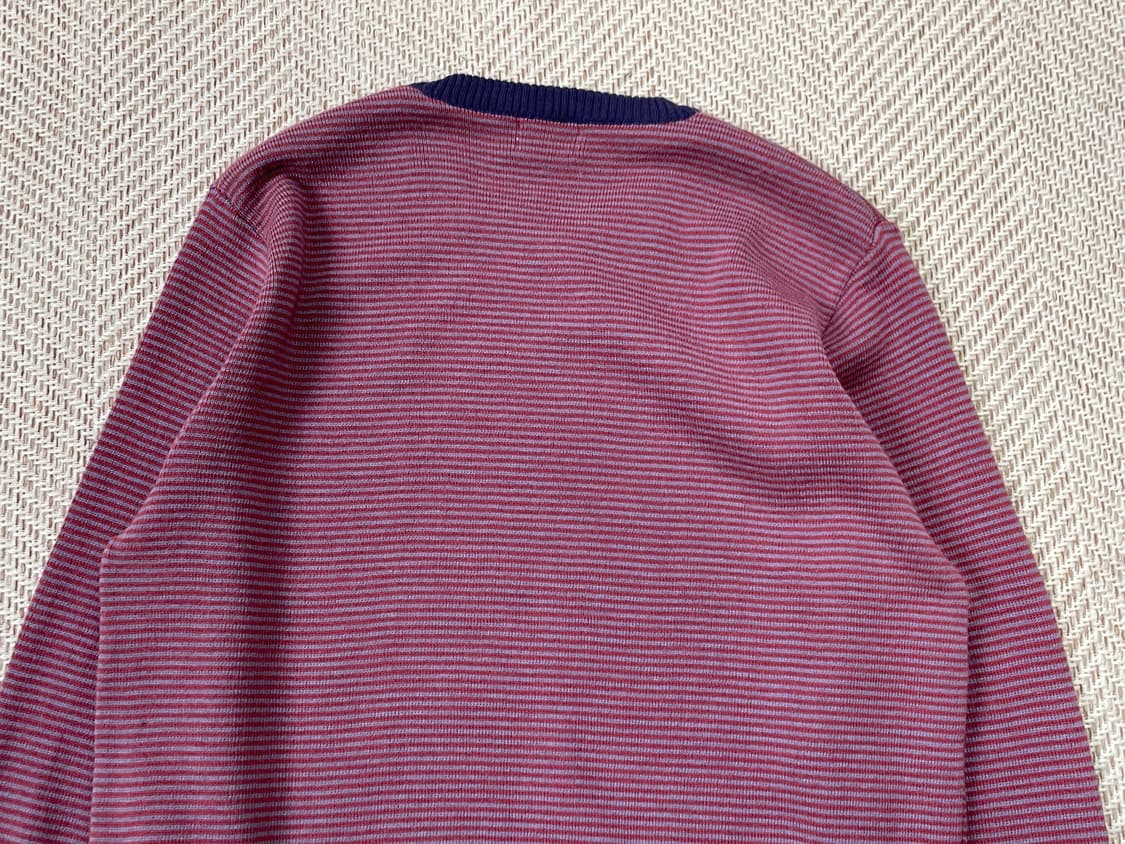 로디파리 스트라이프 배색 크루넥 니트 J03589 상품이미지7