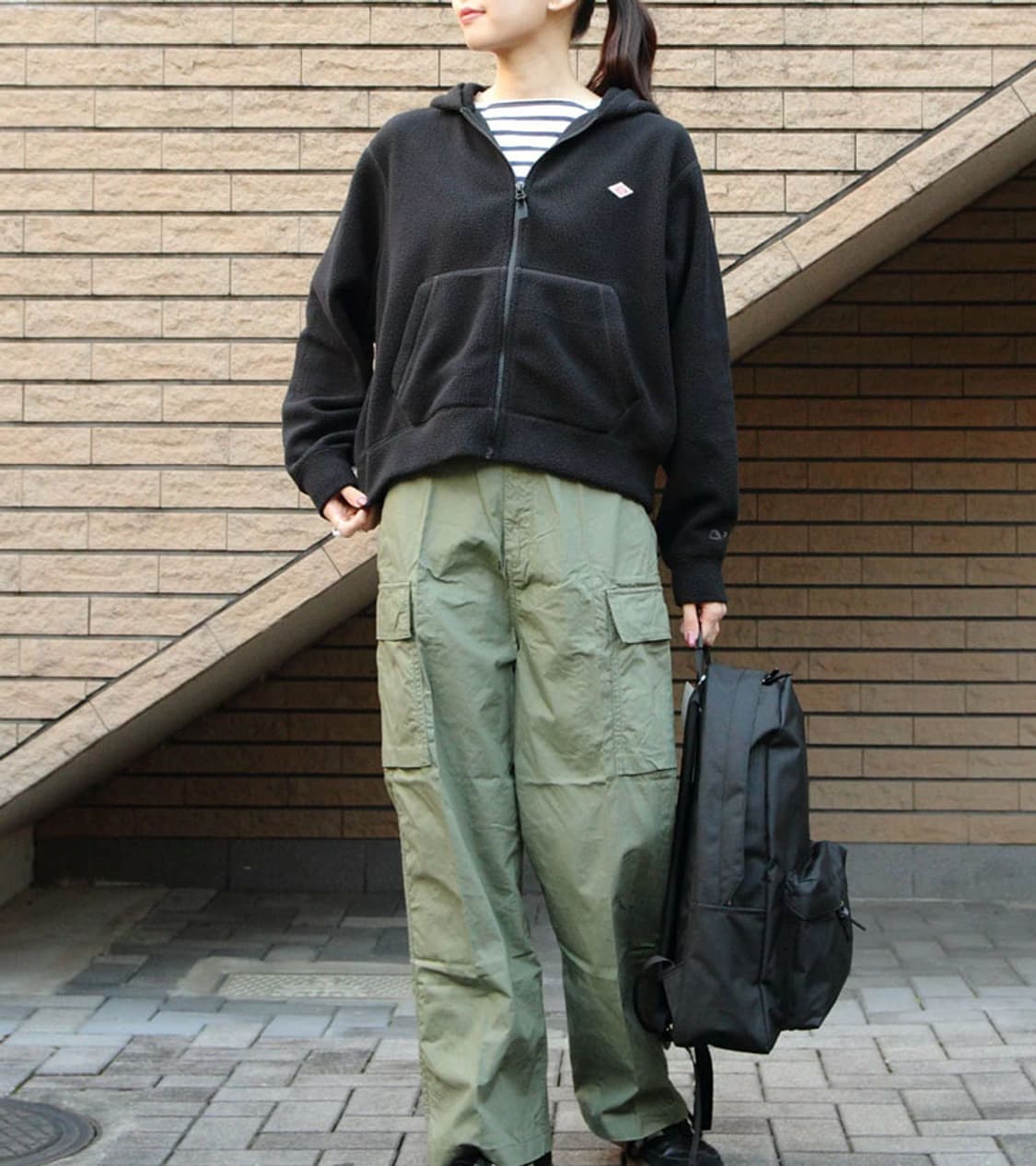 DANTON - 23FW POLARTEC CROP FLEECE ZIP 상품이미지2