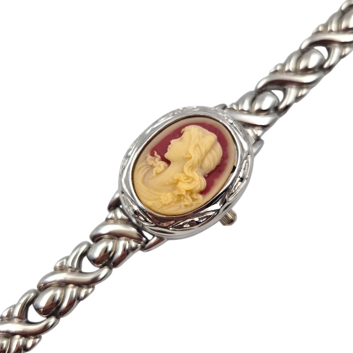 80s 마바 오발 미러 카메오 손목시계 상품이미지3