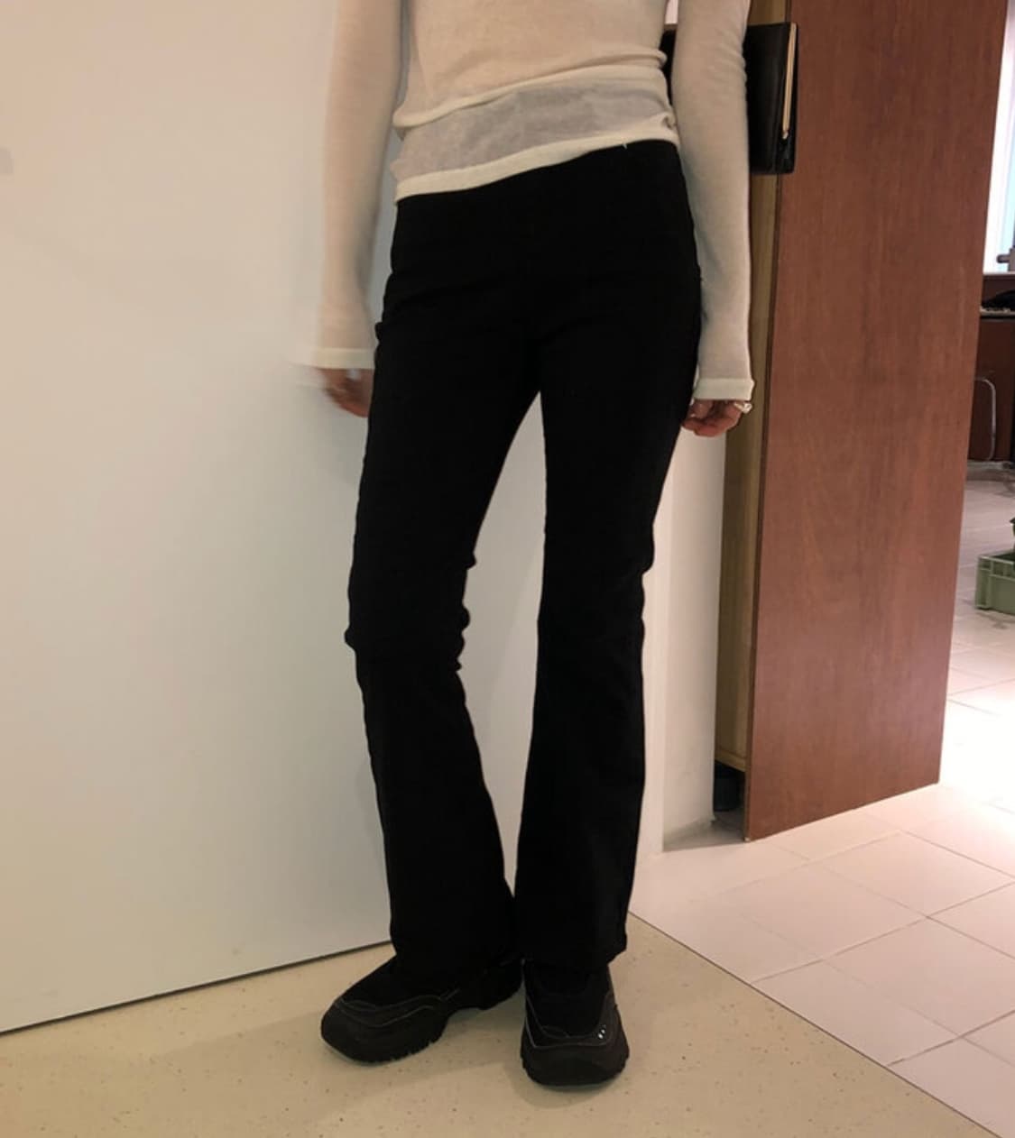 캐주얼 부츠컷 팬츠 새상품 상품이미지1