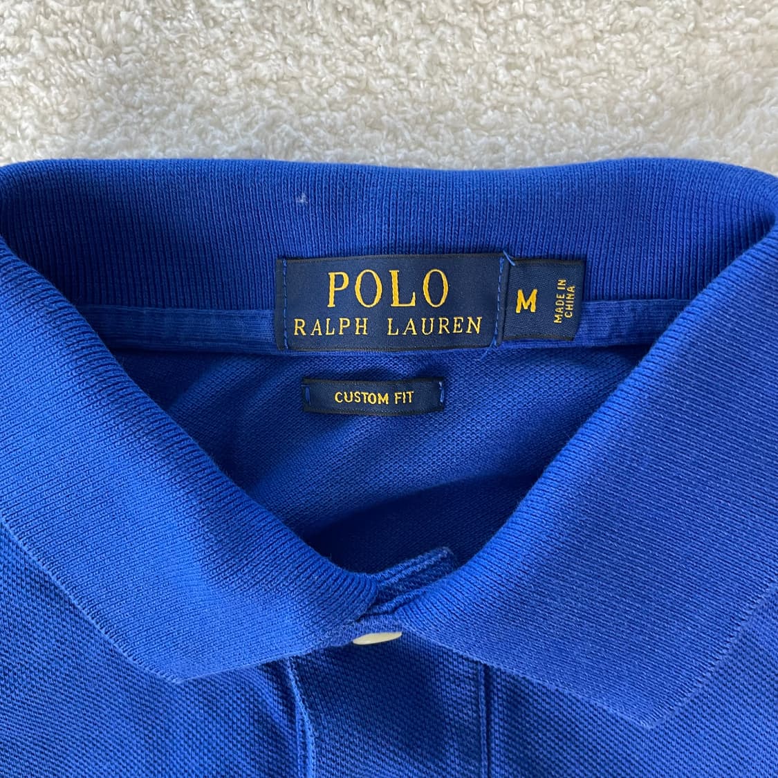 폴로랄프로렌 주황 빅포니 카라티 블루  상품이미지4