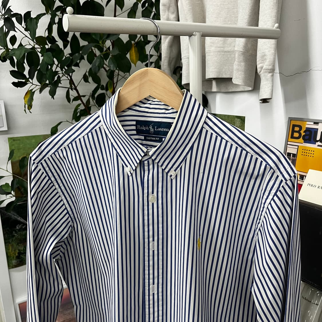 폴로랄프로렌 버튼다운 스트라이프 셔츠 L 상품이미지2