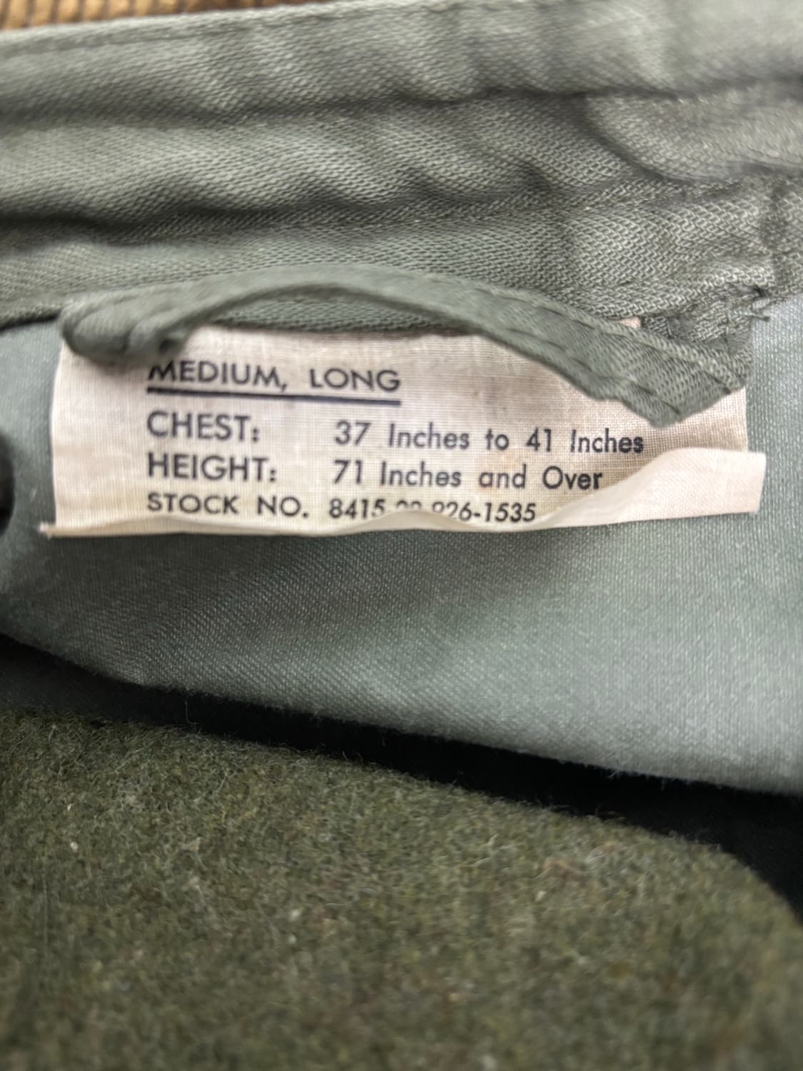 80's 미군용 빈티지 파이어맨 토글 코트 상품이미지6