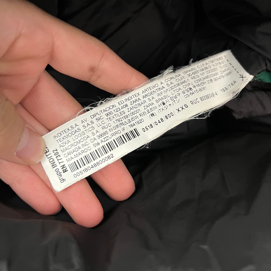 자라 x 아더에러 오버사이즈 푸퍼 패딩 자켓 그레이 상품이미지6