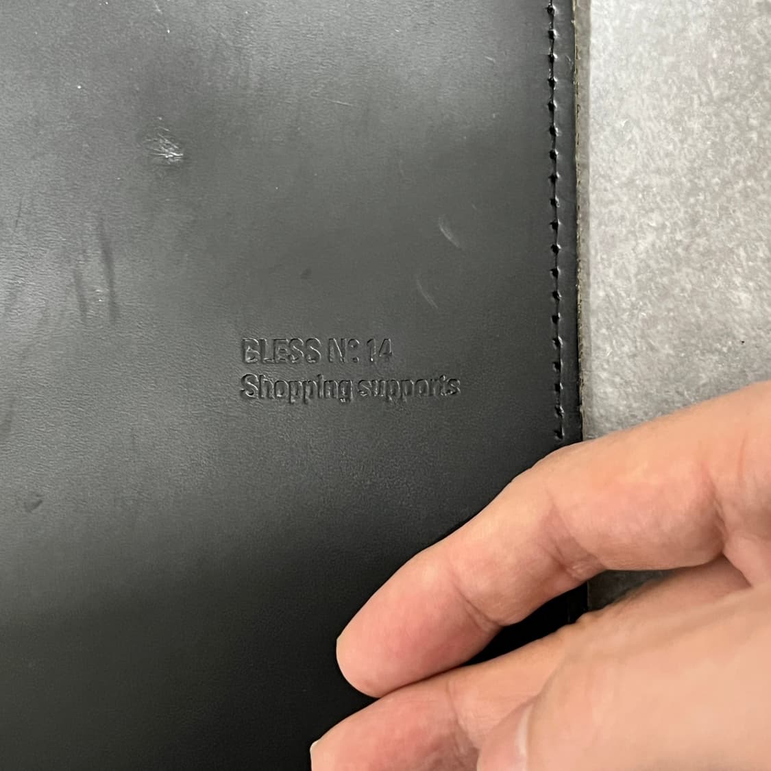 Bless N.14 Shopping Supplies Leather bag 상품이미지6