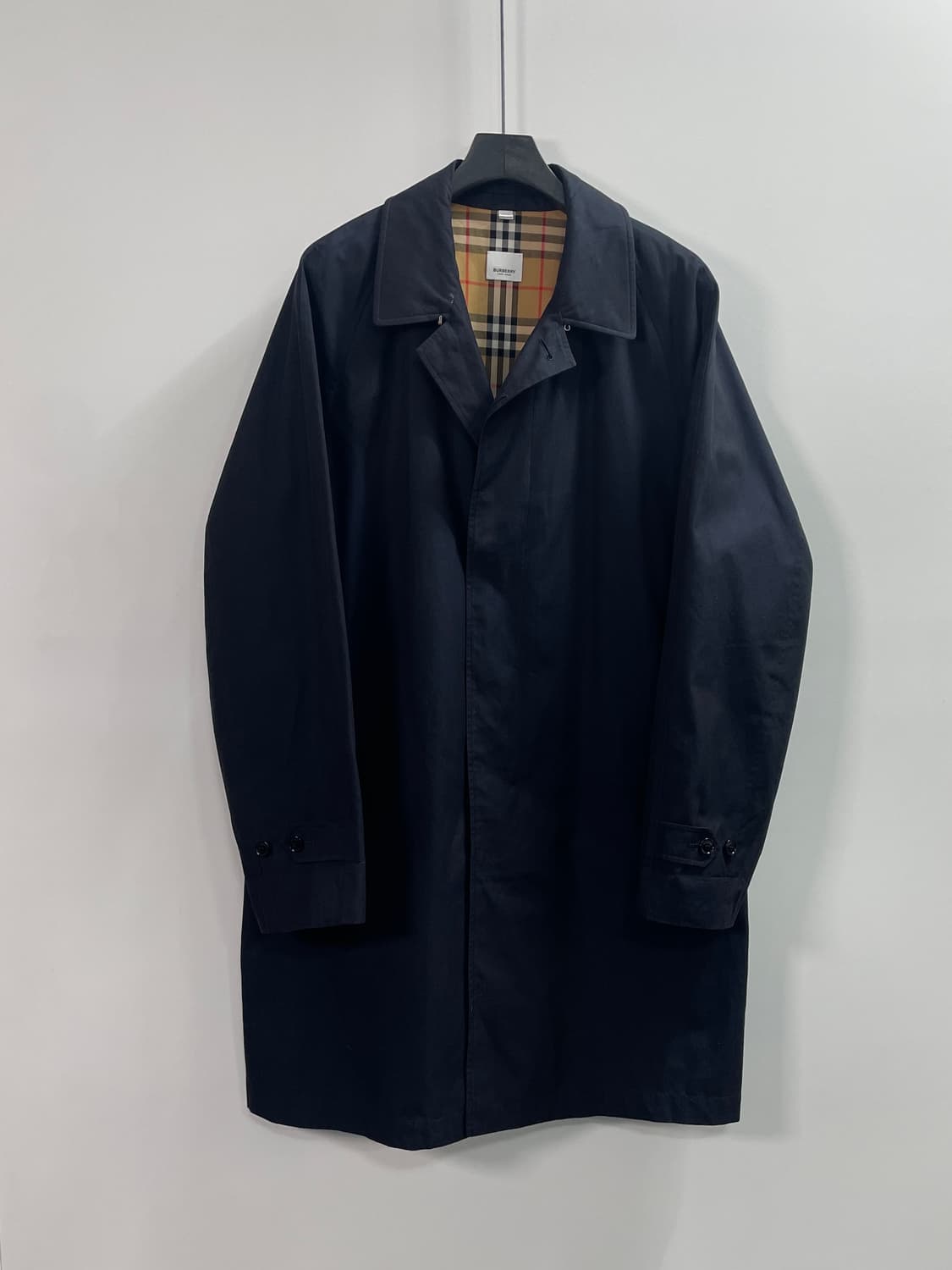 버버리 신형 캠든 네이비 싱글 트렌치코트 (on.359) 상품이미지1