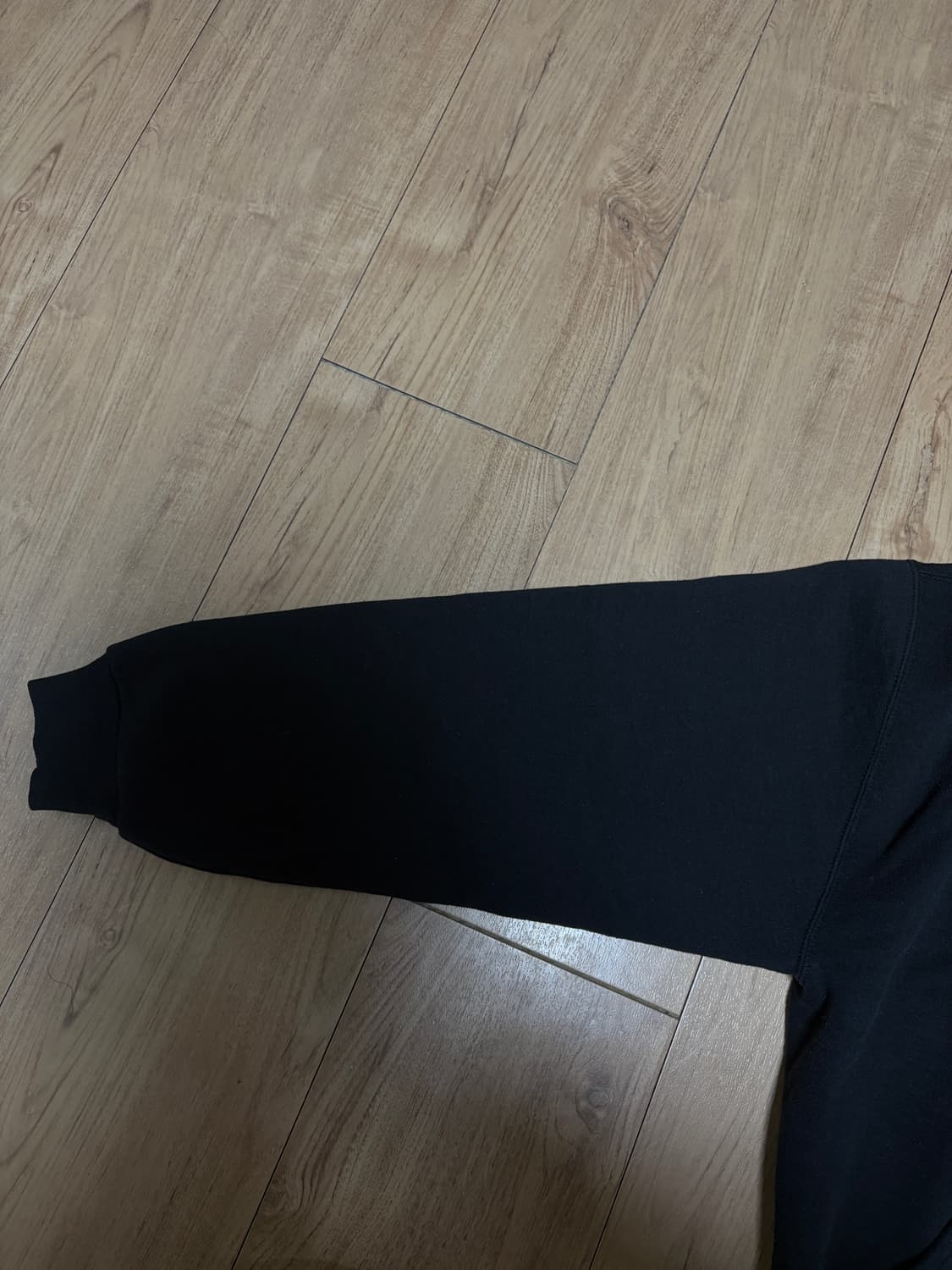 빈티지 러셀 후드티 블랙 상품이미지4