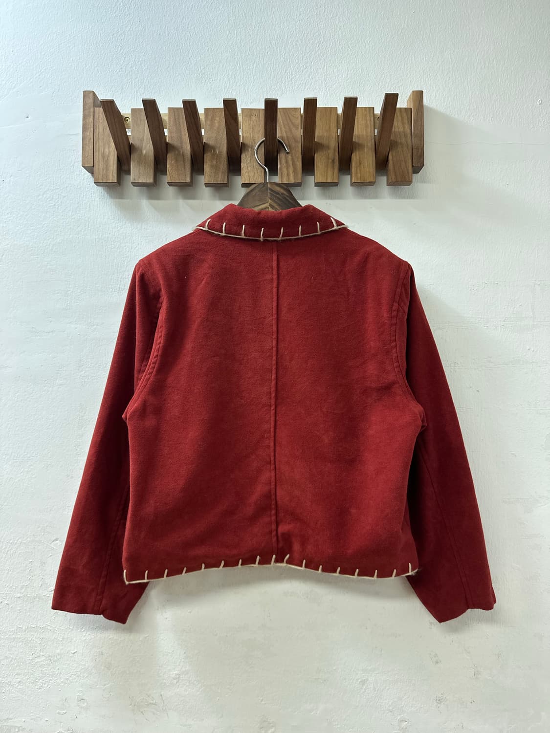 일본빈티지 스티치 라인 디테일 포인트 자켓 숏 코트 상품이미지5