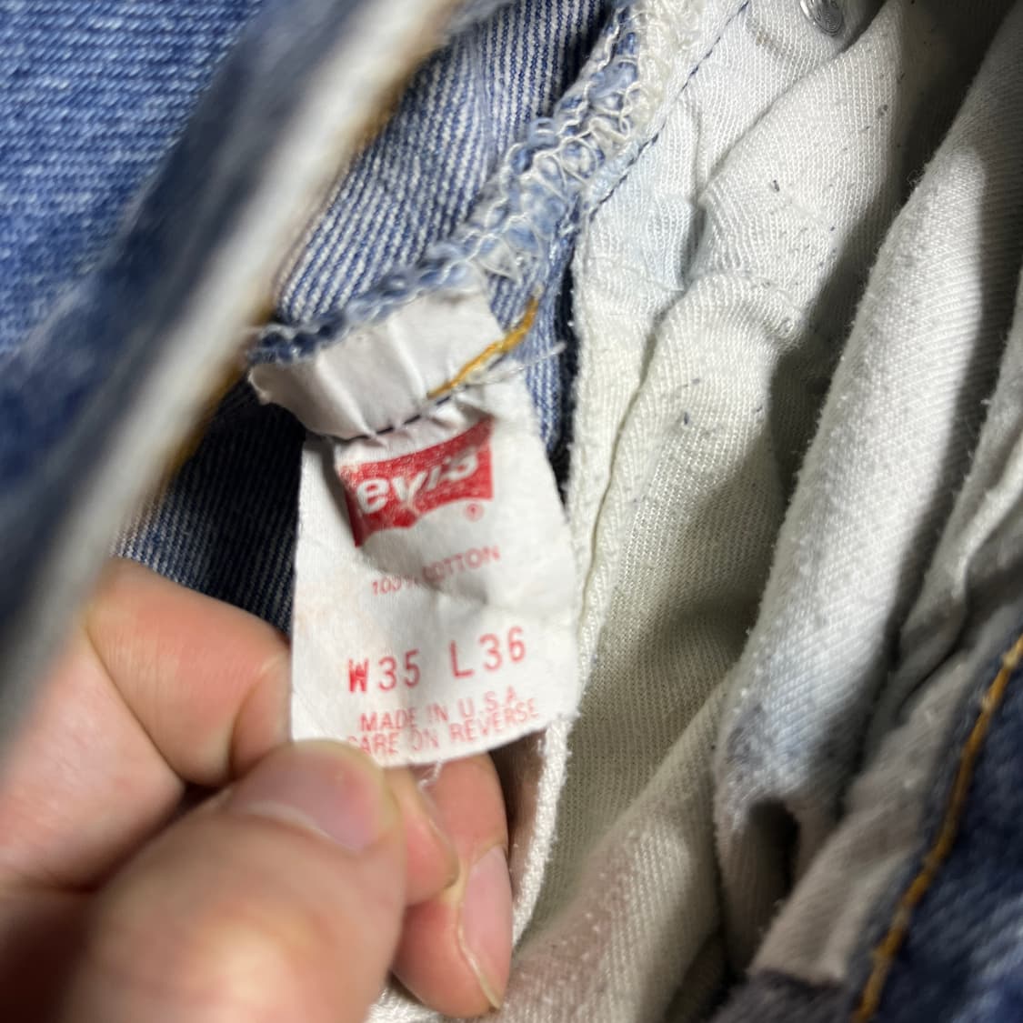90s USA 리바이스501 [33/표기사이즈35] 상품이미지5