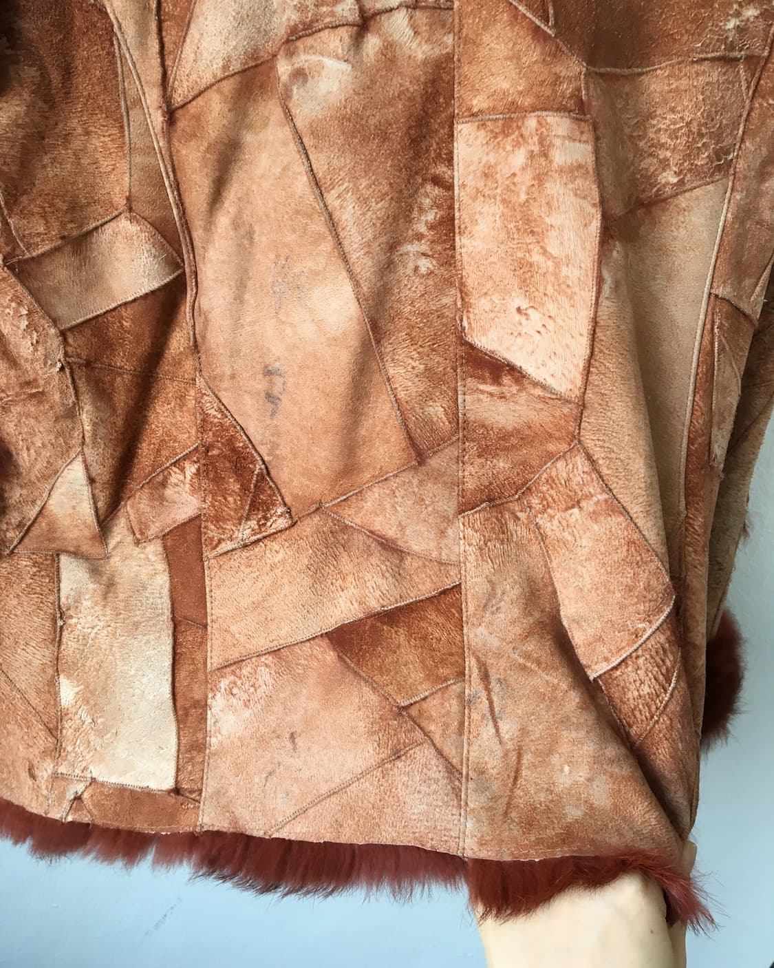 rabbit fur patch work mustang 상품이미지6