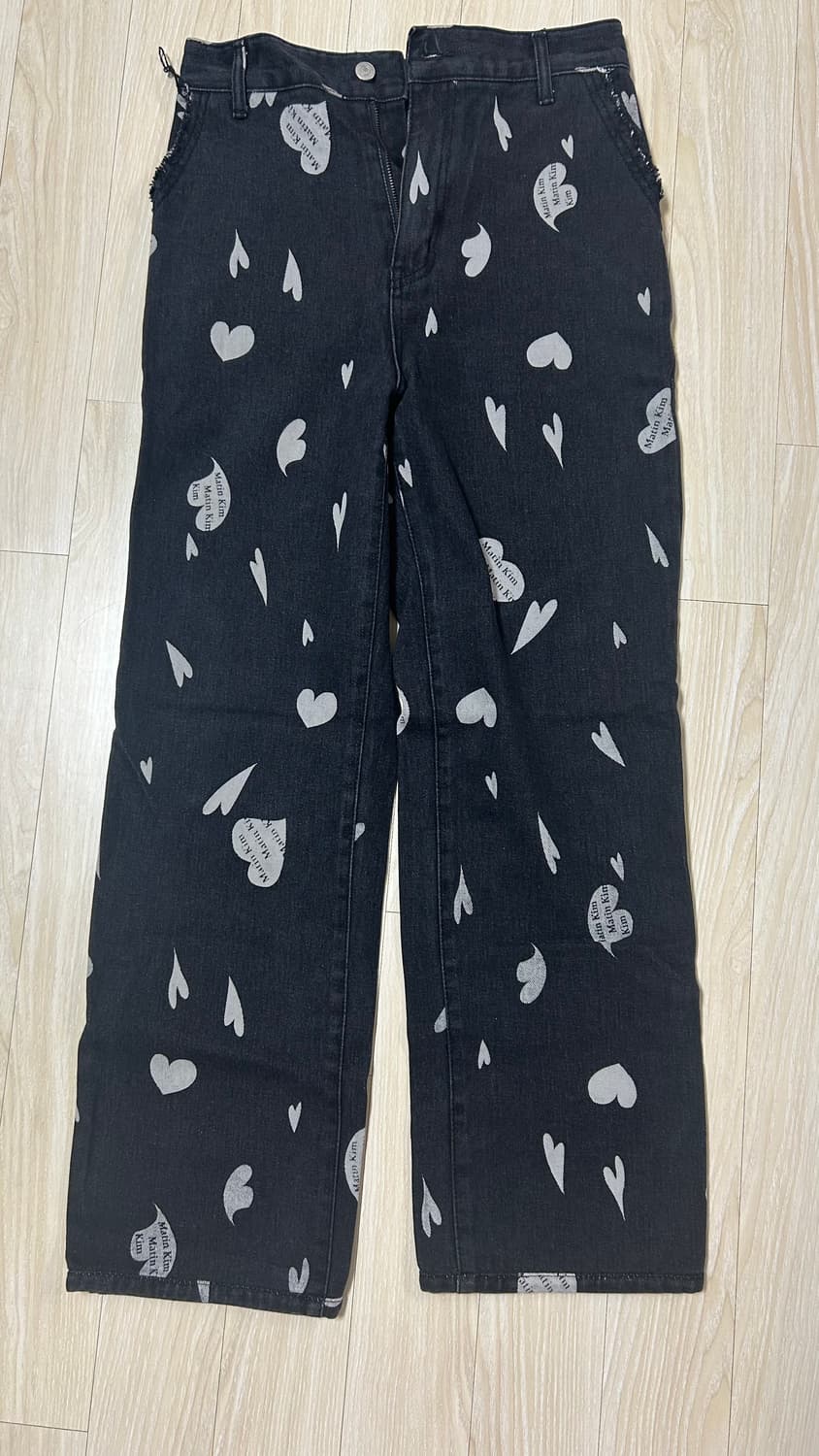 마뗑킴 HEART DENIM IN BLACK 상품이미지3