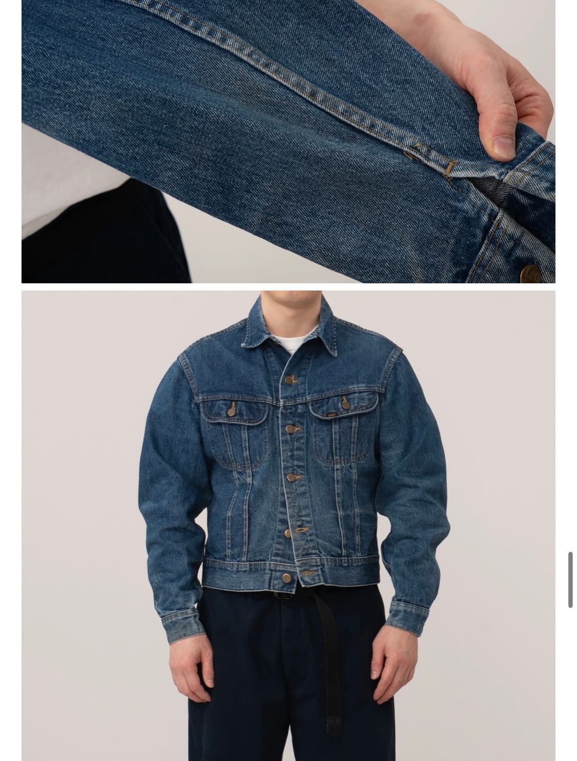 Lee 101j 트러커자켓 데님자켓 빈티지데님 100 상품이미지6