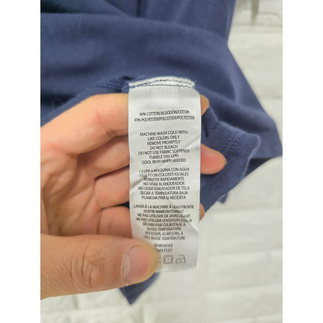 타미힐피거 네이비 반팔티 M 상품이미지3