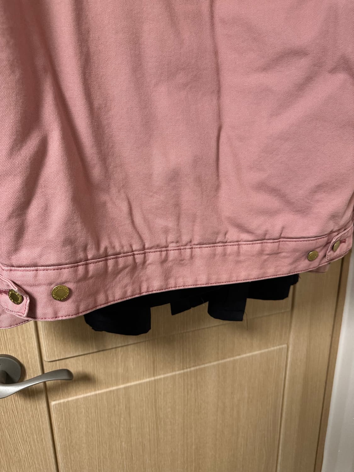 [M]슈프림 x 디키즈 후드 워크 자켓 핑크 - 24FW 상품이미지8