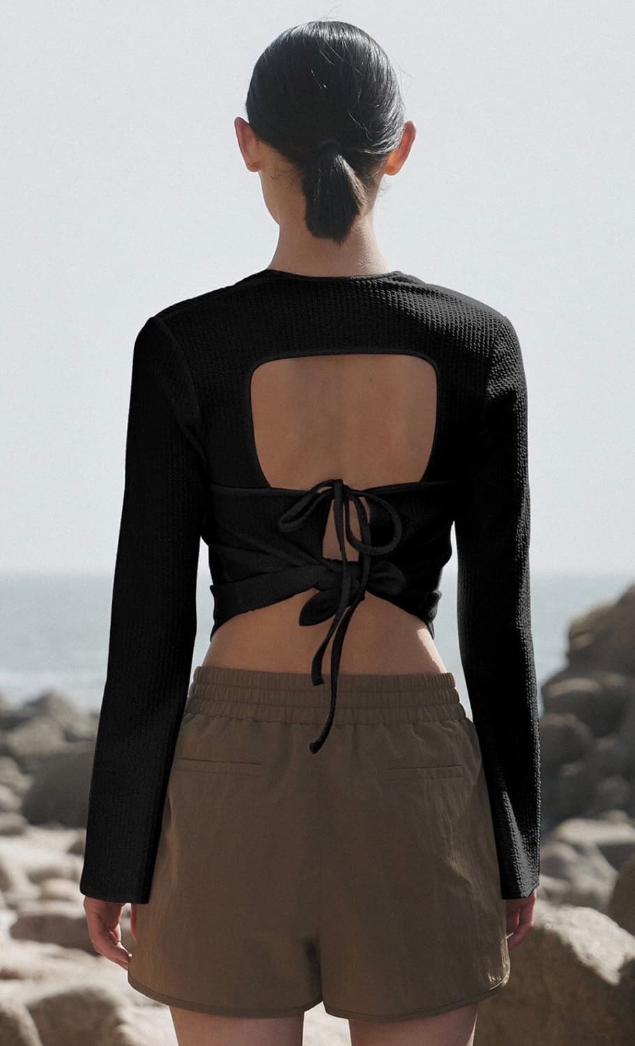 제이청 레나 리본 래쉬가드 S 상품이미지2