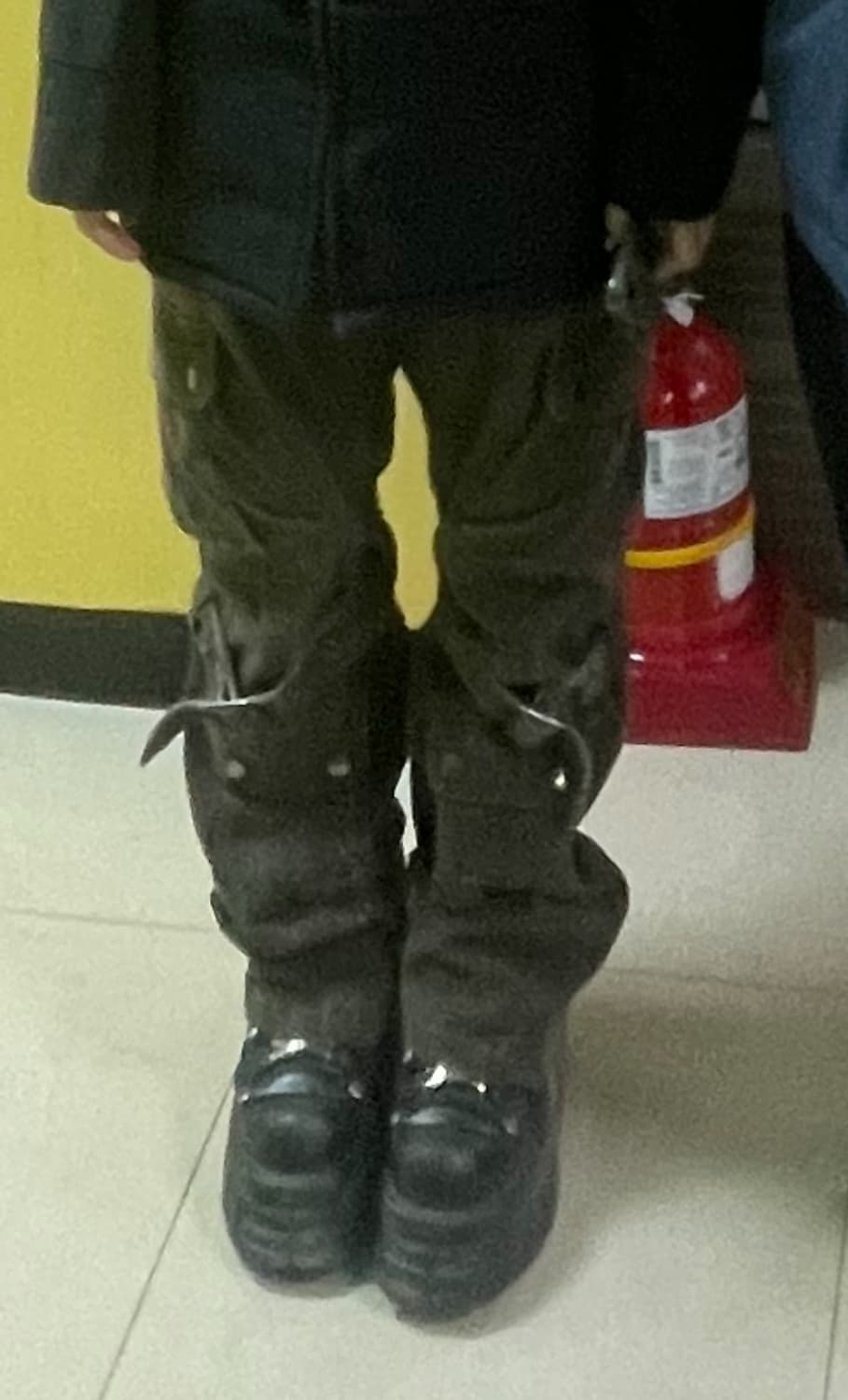 Semantic design 본디지 카고팬츠 상품이미지1