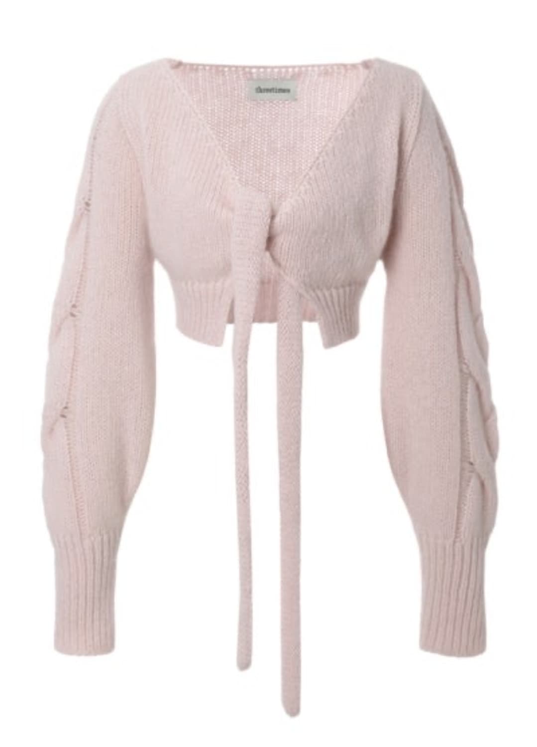 쓰리타임즈 - 밤비 볼레로 핑크 (조이 착용) 상품이미지3