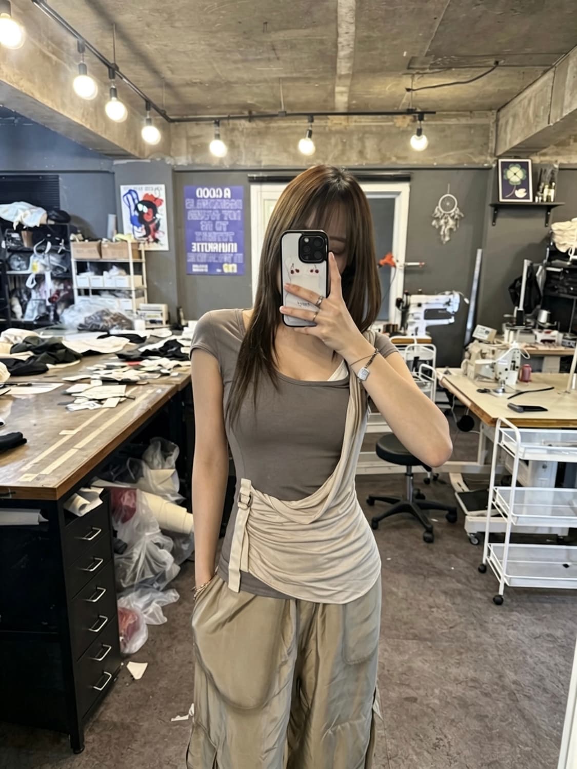 Karen Millen Layered Top 상품이미지2