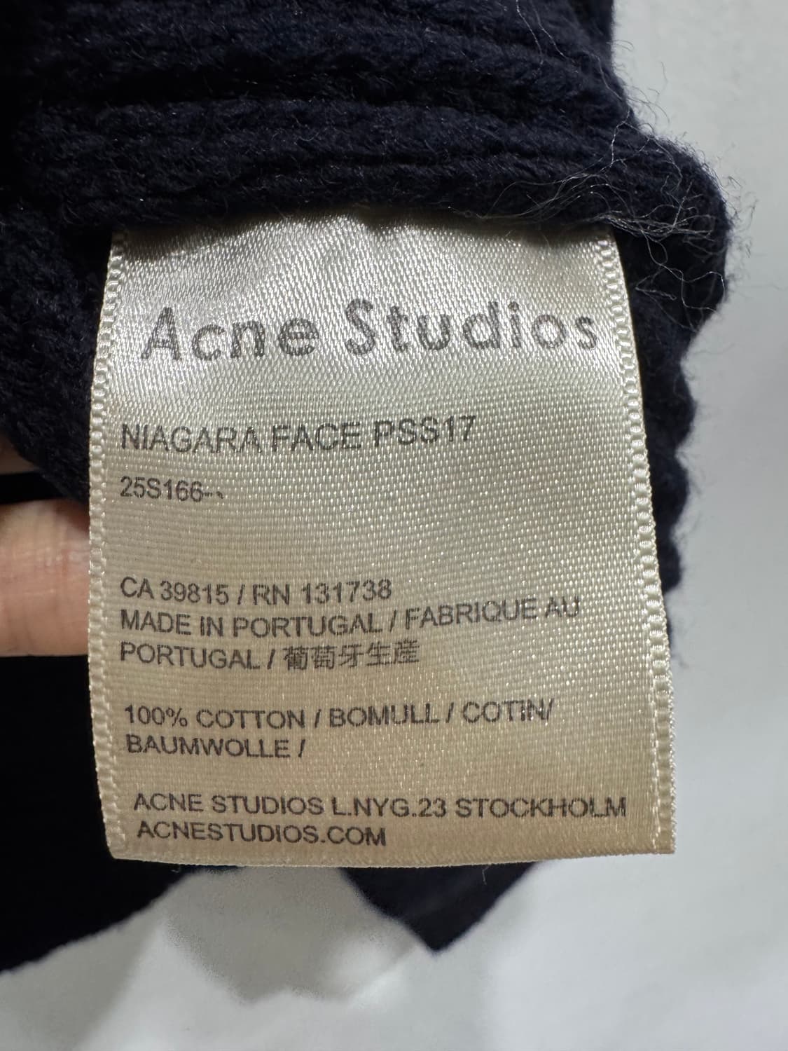 아크네 스튜디오 Niagara 터틀넥 니트 상품이미지4