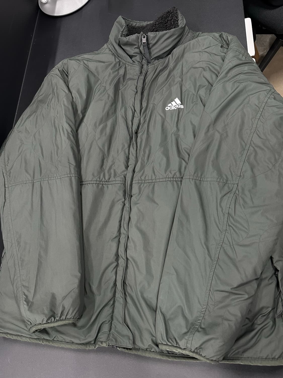 아디다스 리버서블 쉐르파 재킷 상품이미지4