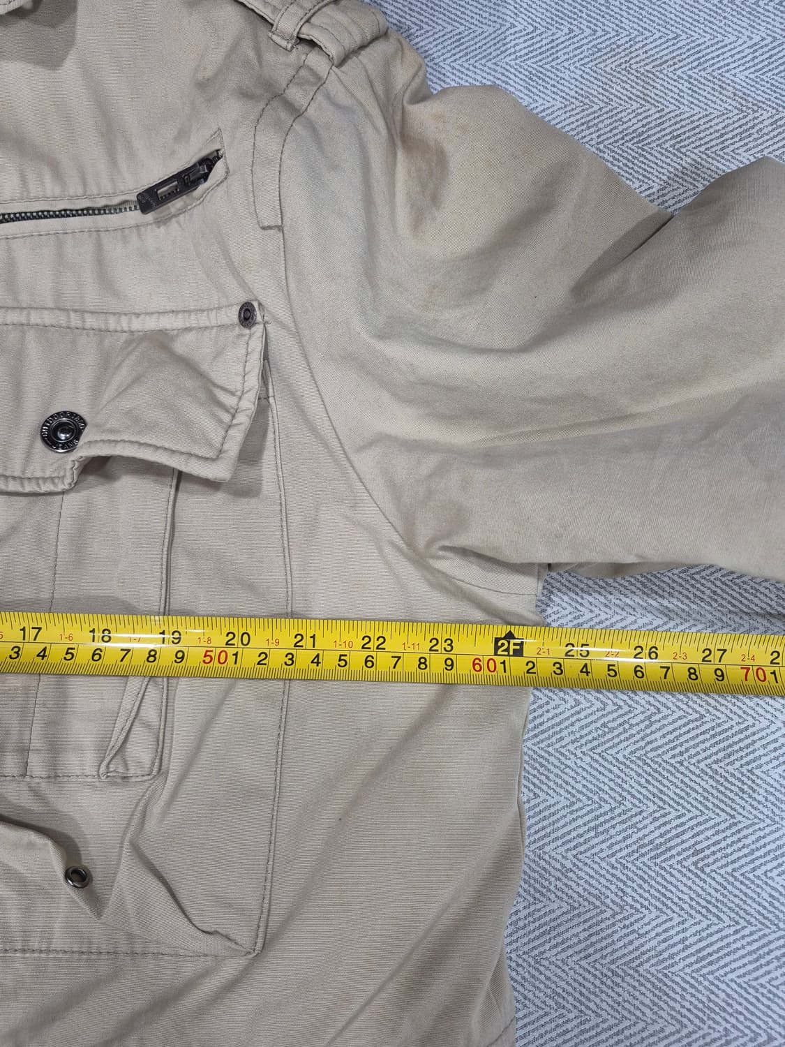 아웃도어1850 탐험대 베이지 야상 점퍼 자켓 남성 105사이즈 상품이미지8