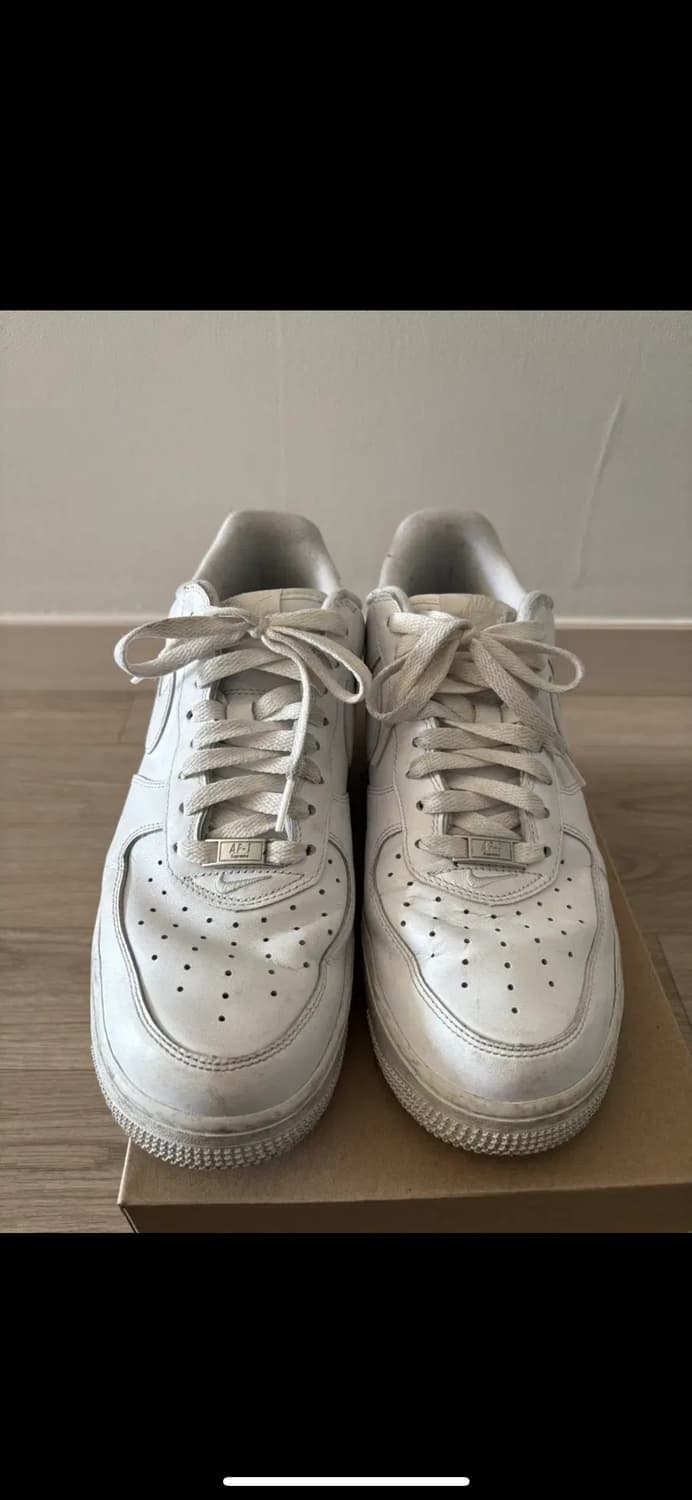 나이키 슈프림 에어포스 화이트 (275) 상품이미지4