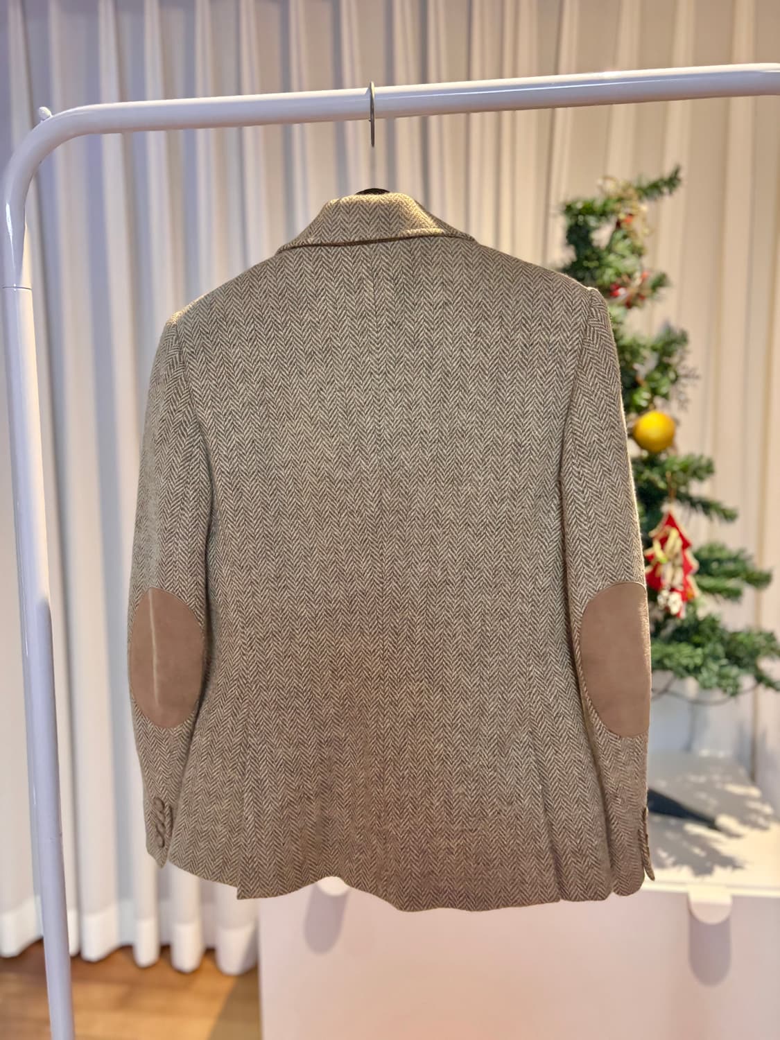 랄프로렌 헤링본 울 알파카 자켓 (엘보패치) 판매 상품이미지2