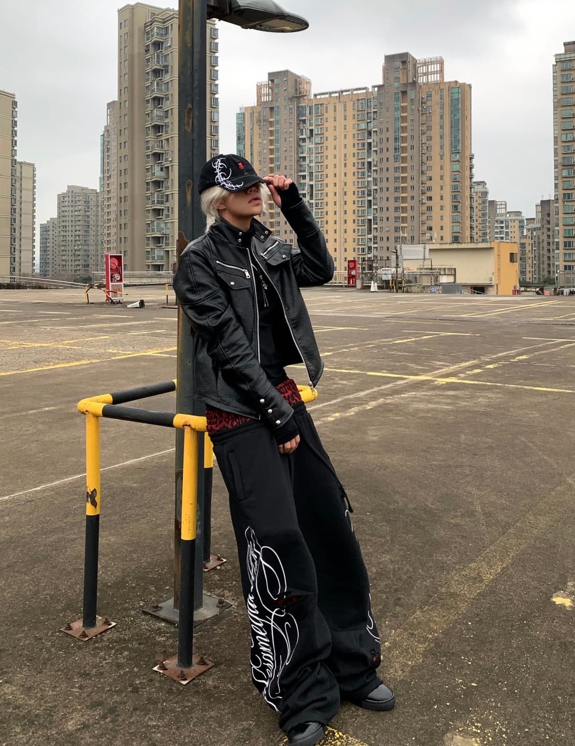 Double Waist Leopard Wide Pants 상품이미지2