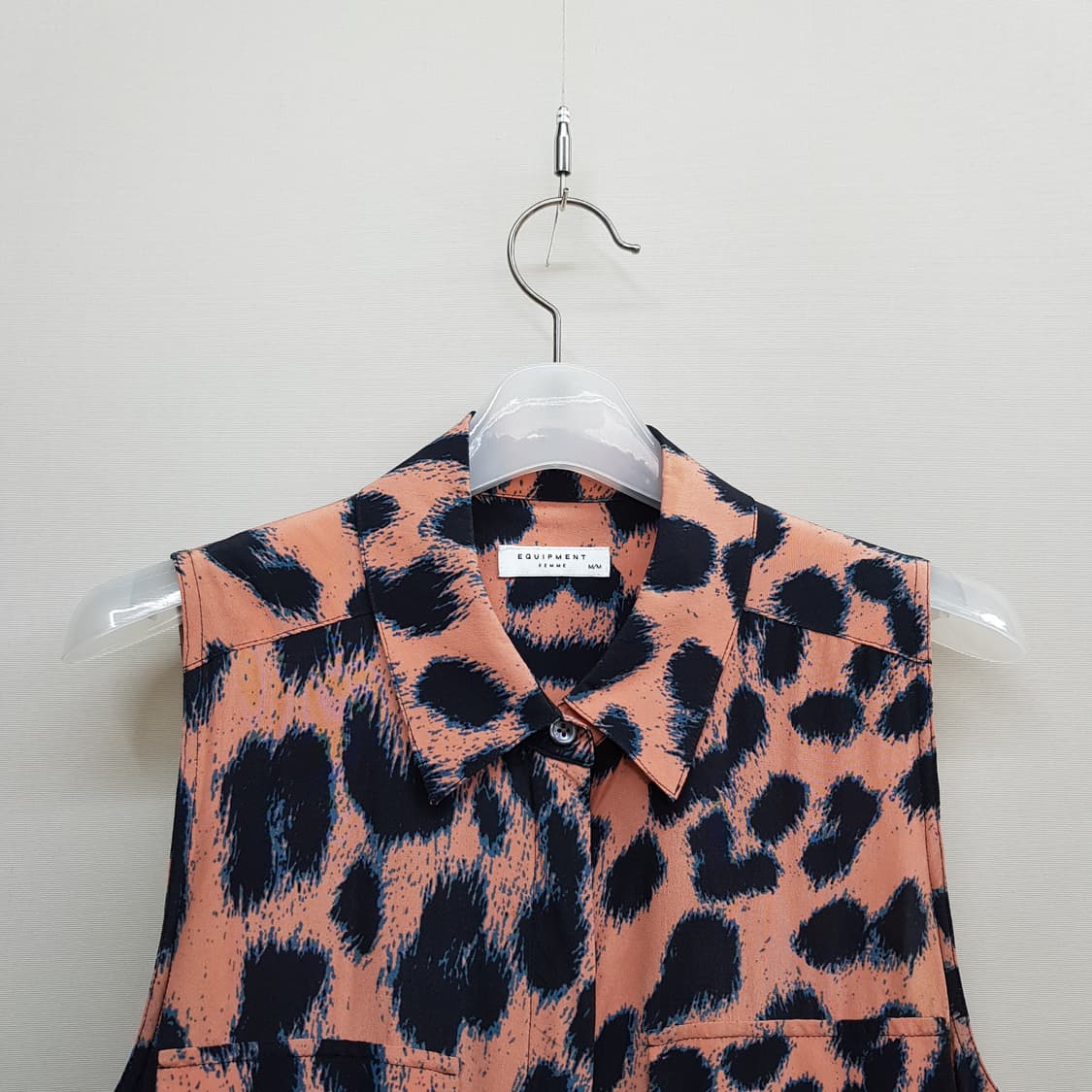 EQUIPMENT 이큅먼트 실크 레오파드 슬리브리스 원피스 M사이즈 상품이미지2