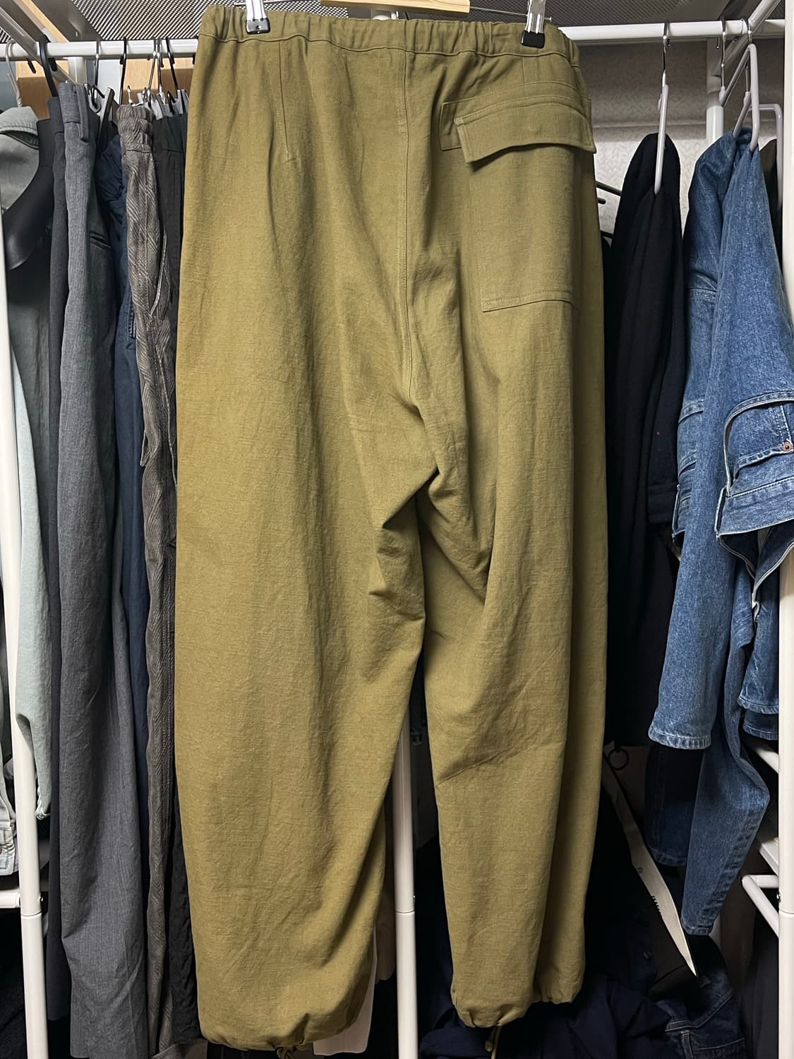 [M] story mfg paco pants olive slub 상품이미지3