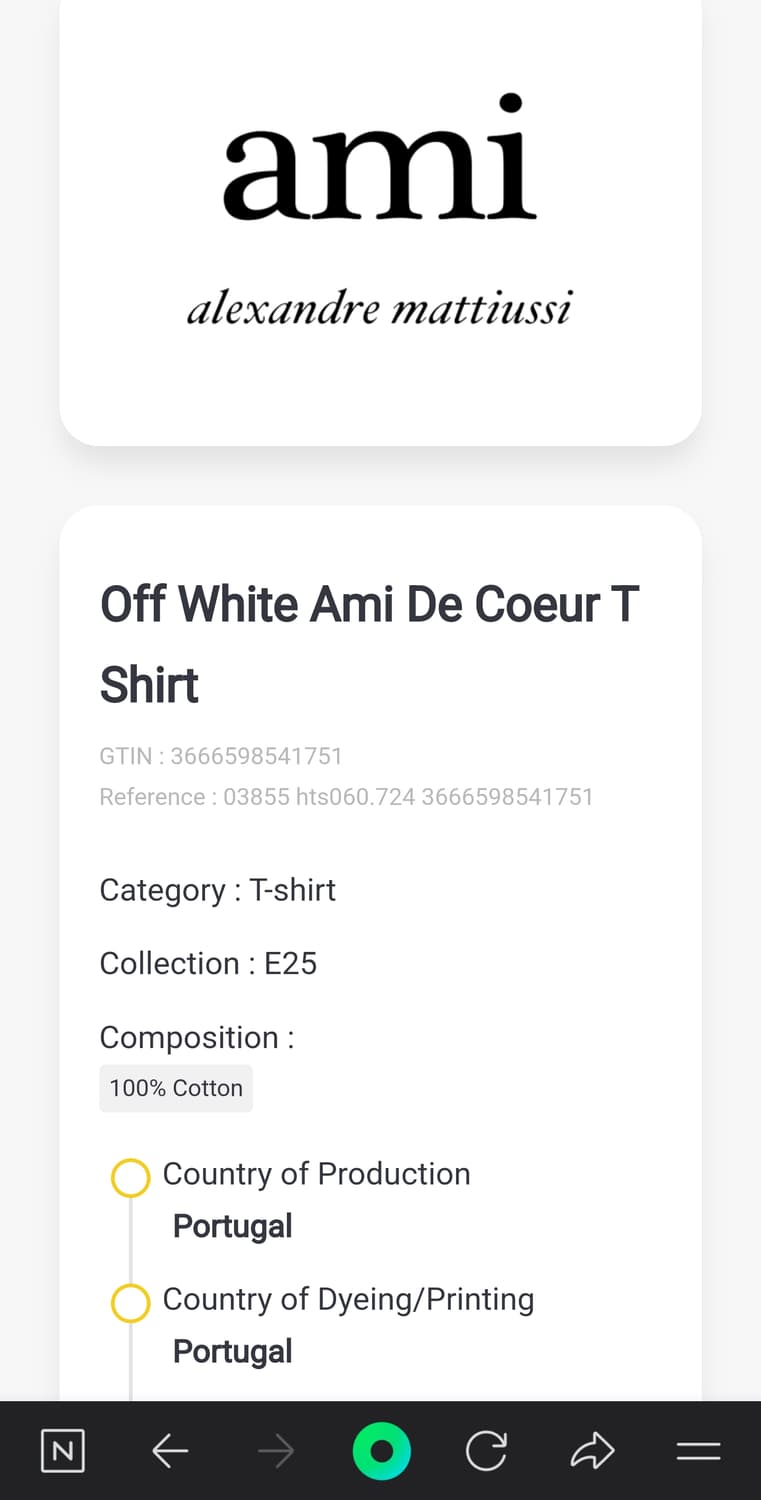 25ss 아미 오가닉 코튼 반팔 티셔츠
네이비 XL사이즈 상품이미지6