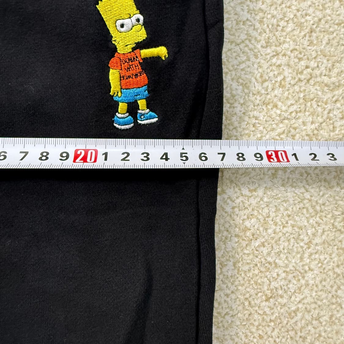 [70] 벤셔먼 심슨 바트 블랙 조거팬츠 0102T1 상품이미지6