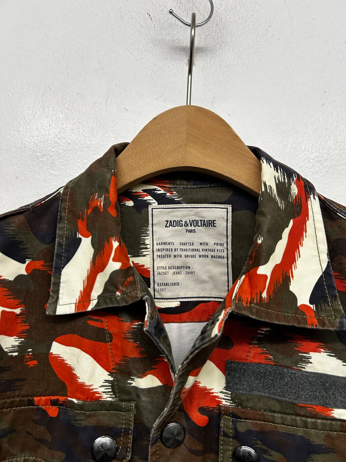 자딕앤볼테르 카모플라쥬 야상 자켓 상품이미지4