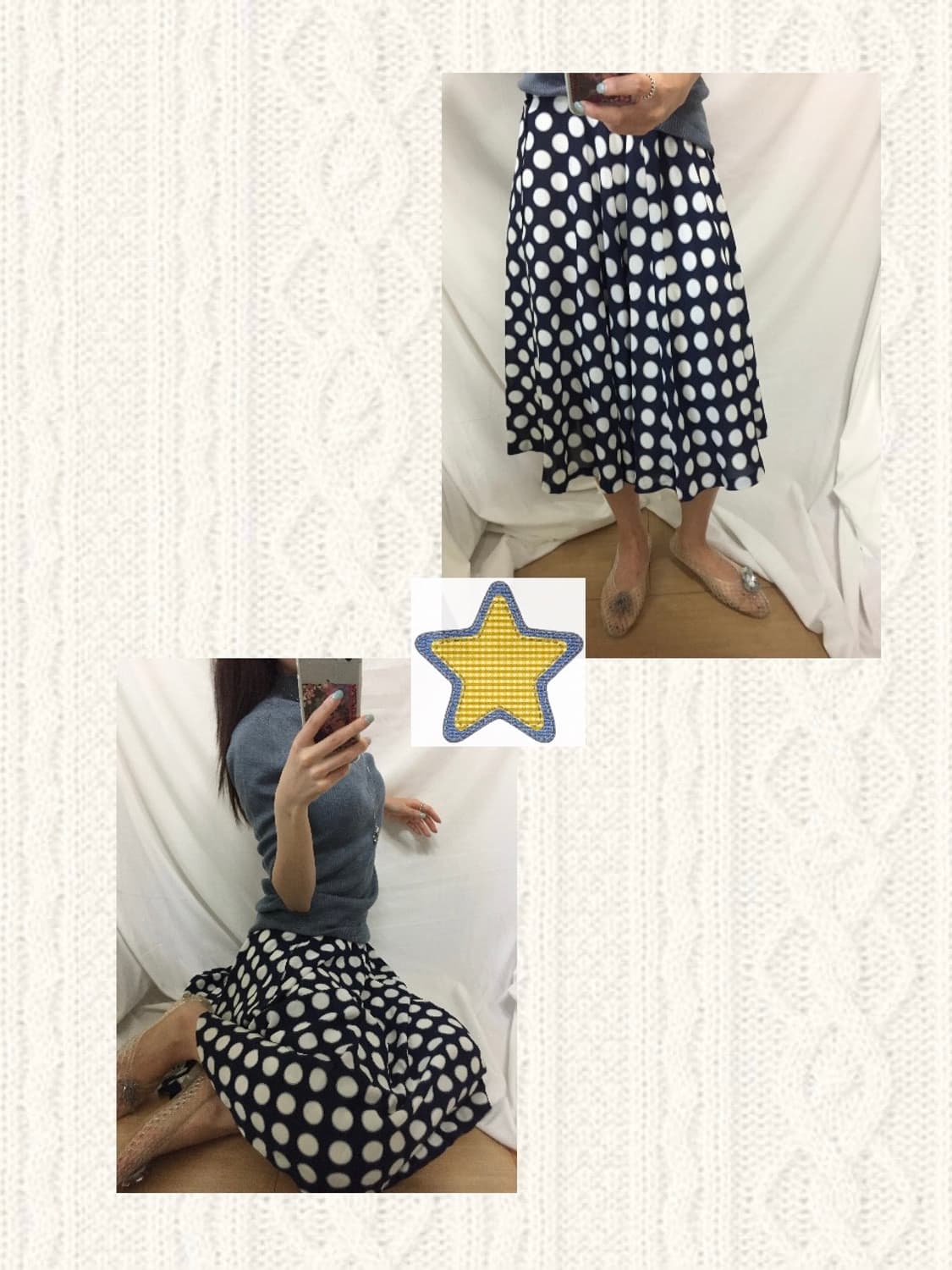 도트 스커트 상품이미지1