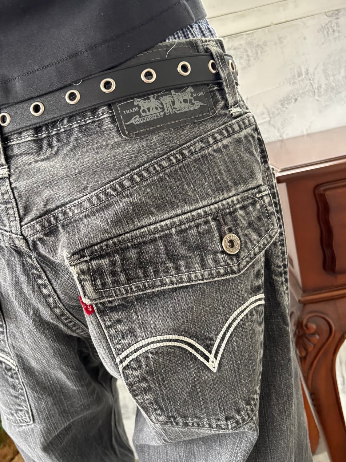 리바이스 569 흑청 상품이미지8