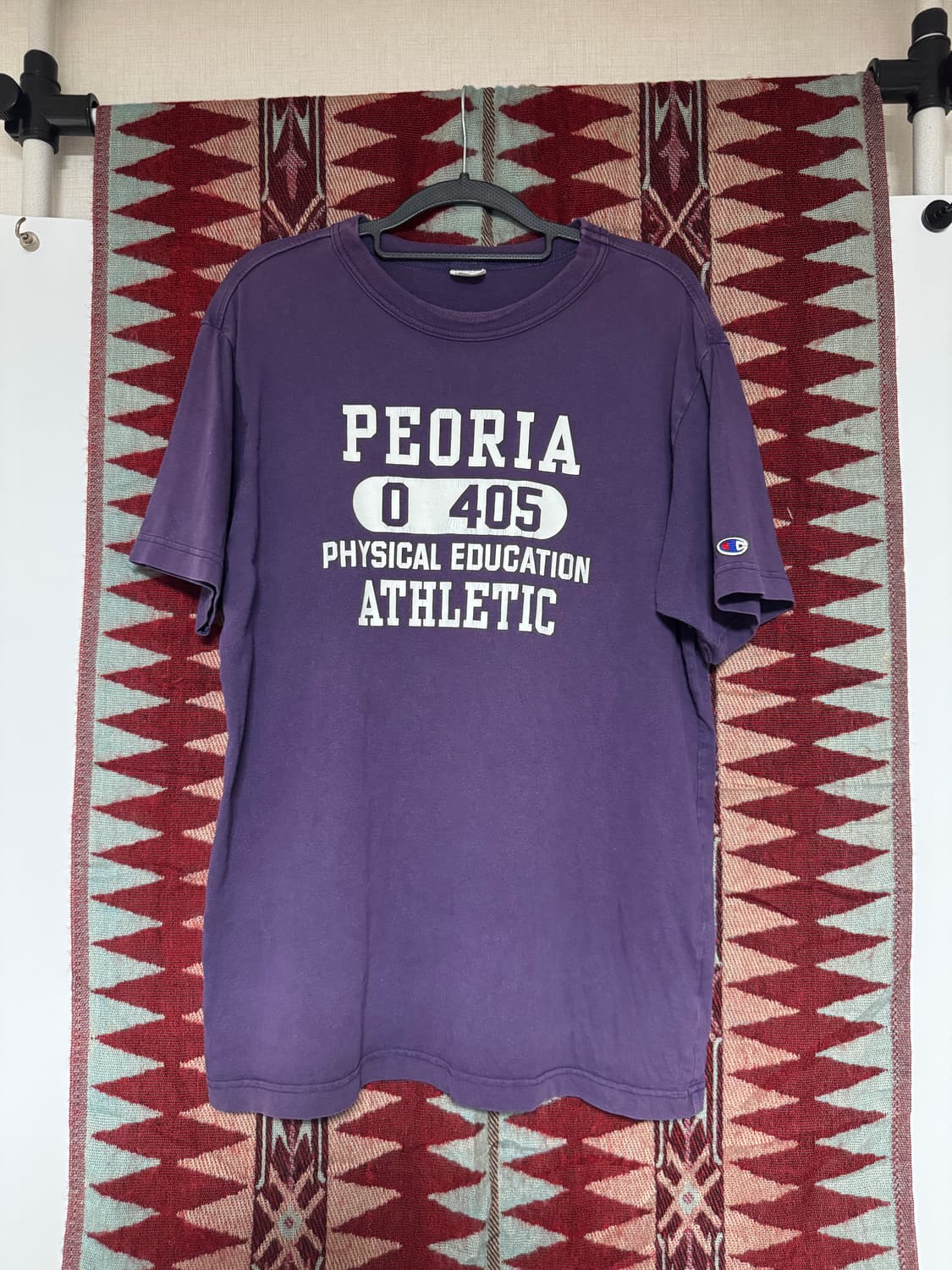 챔피온 퍼플 PEORIA 정품 반팔티 100 상품이미지1