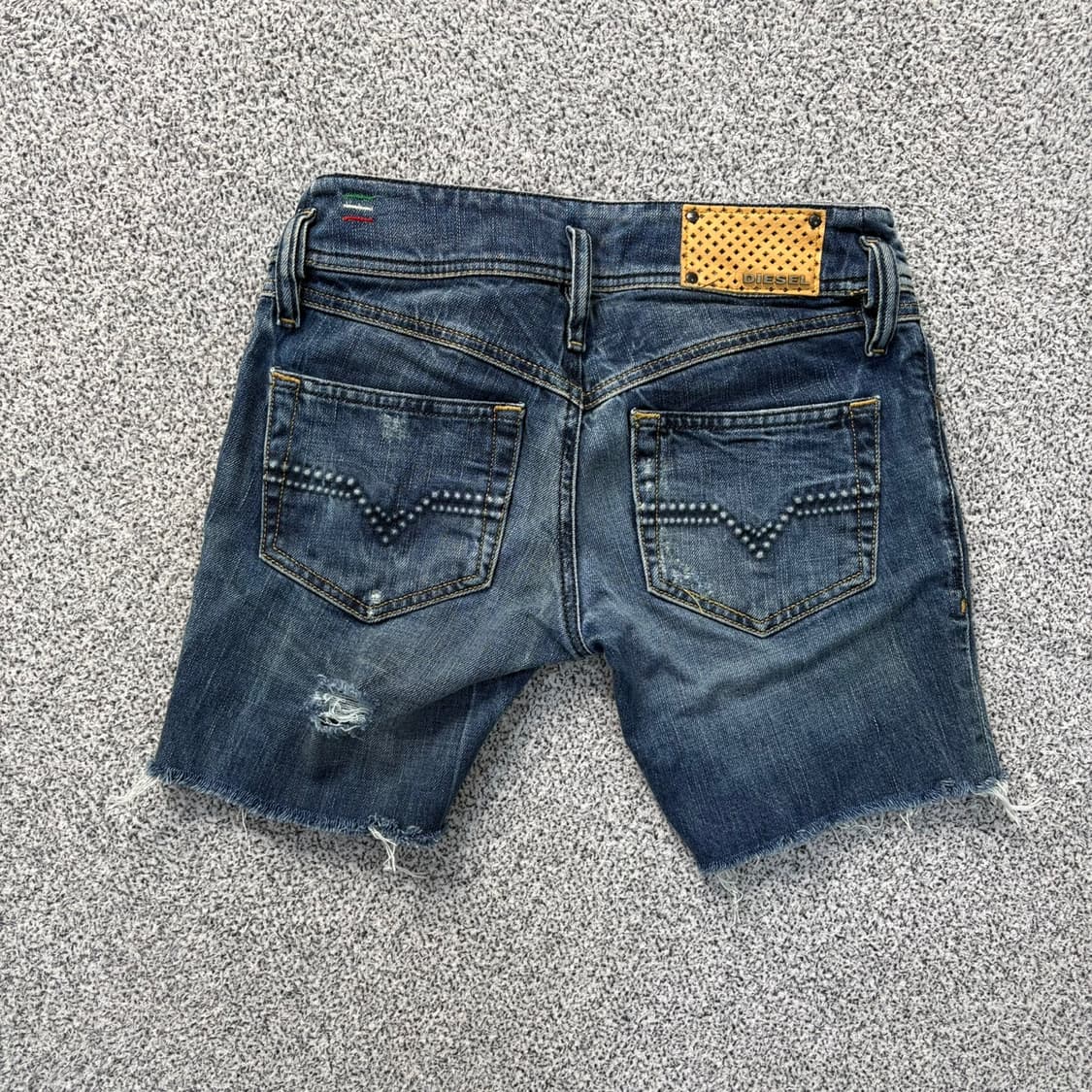 25 디젤 워싱 데님 청 반바지 0414J 상품이미지3