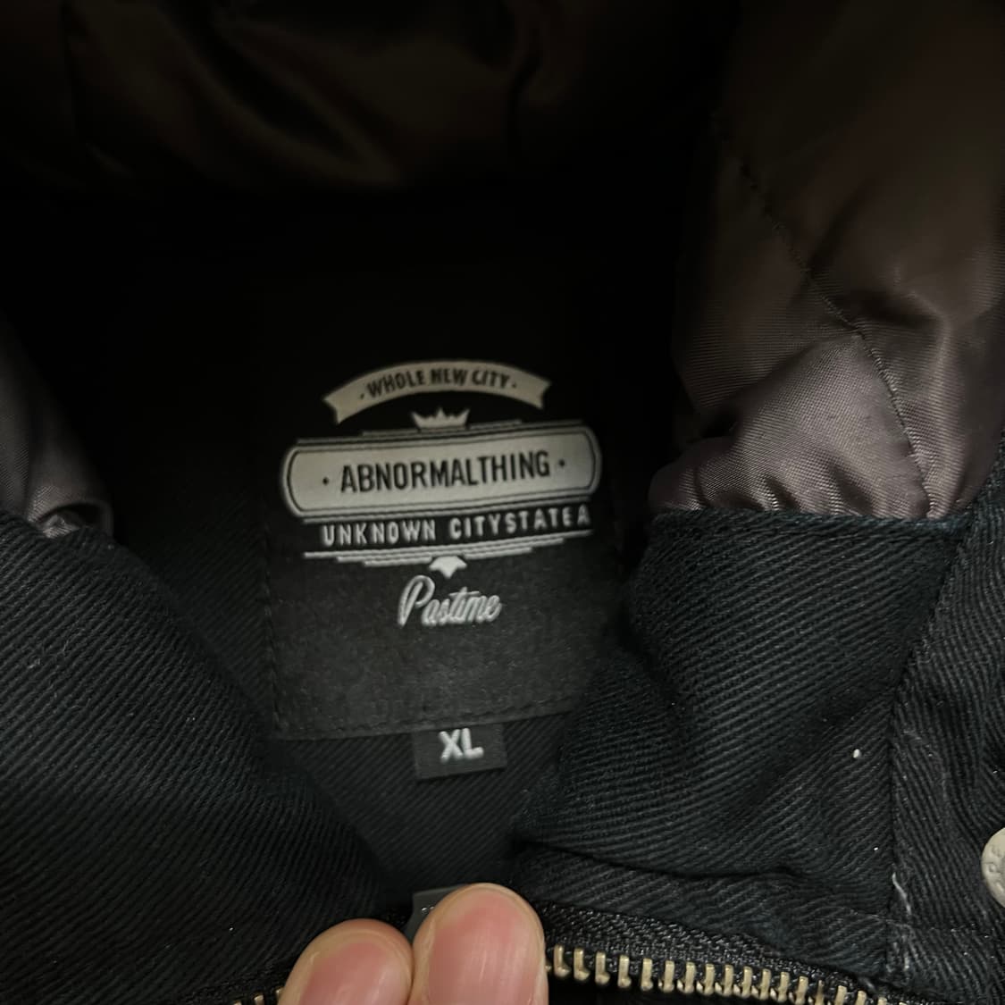 앱놀머씽 덕다운 양털 퍼후드 파카 패딩 점퍼 [블랙] XL/105 상품이미지5