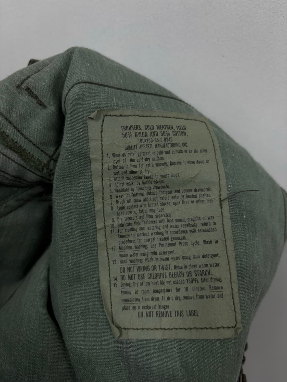 미군 우드랜드 BDU 팬츠 27to31ln 상품이미지8