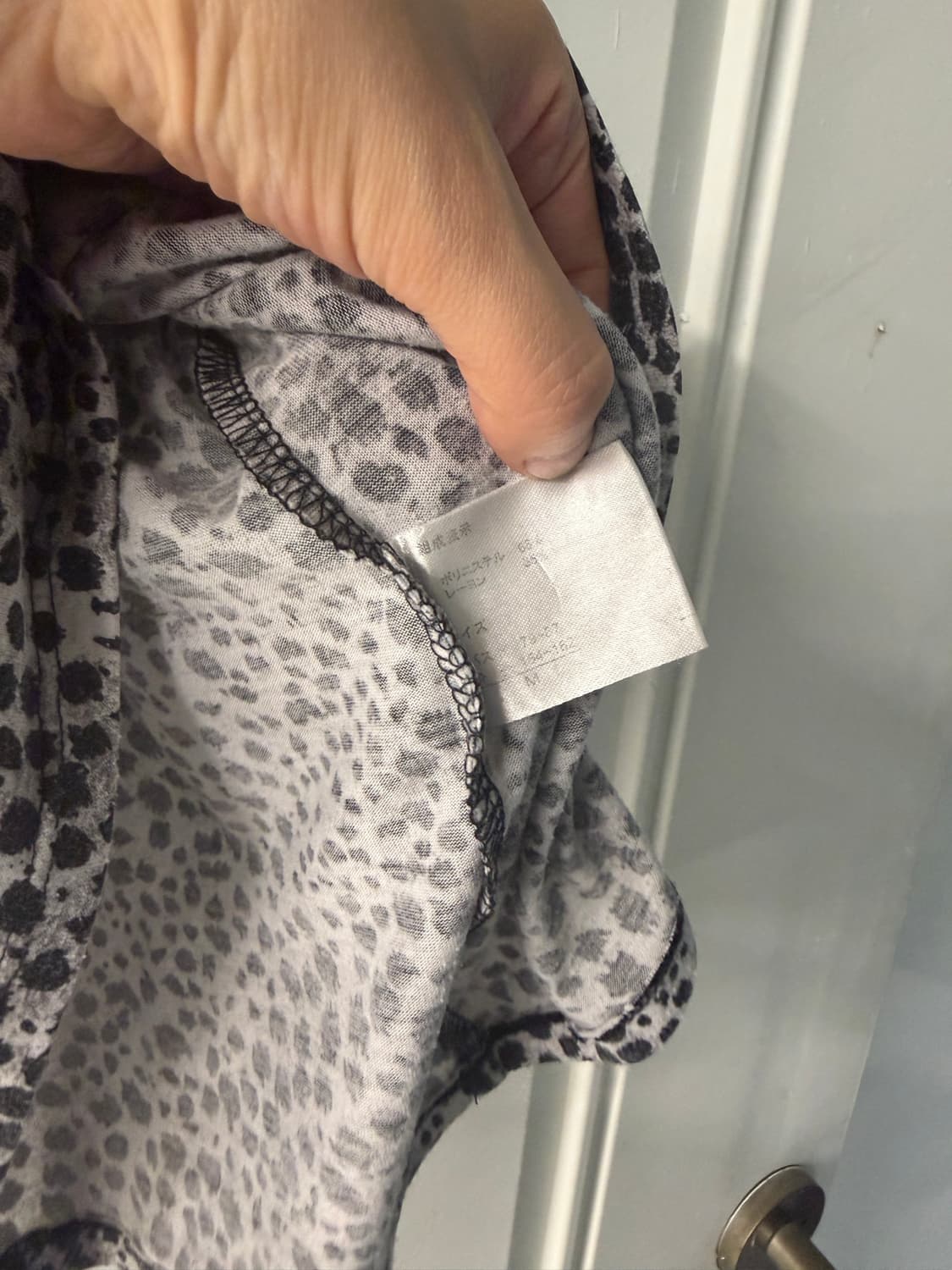 일본빈티지 y2k 레오파드 스터드 슬리브리스 상품이미지8