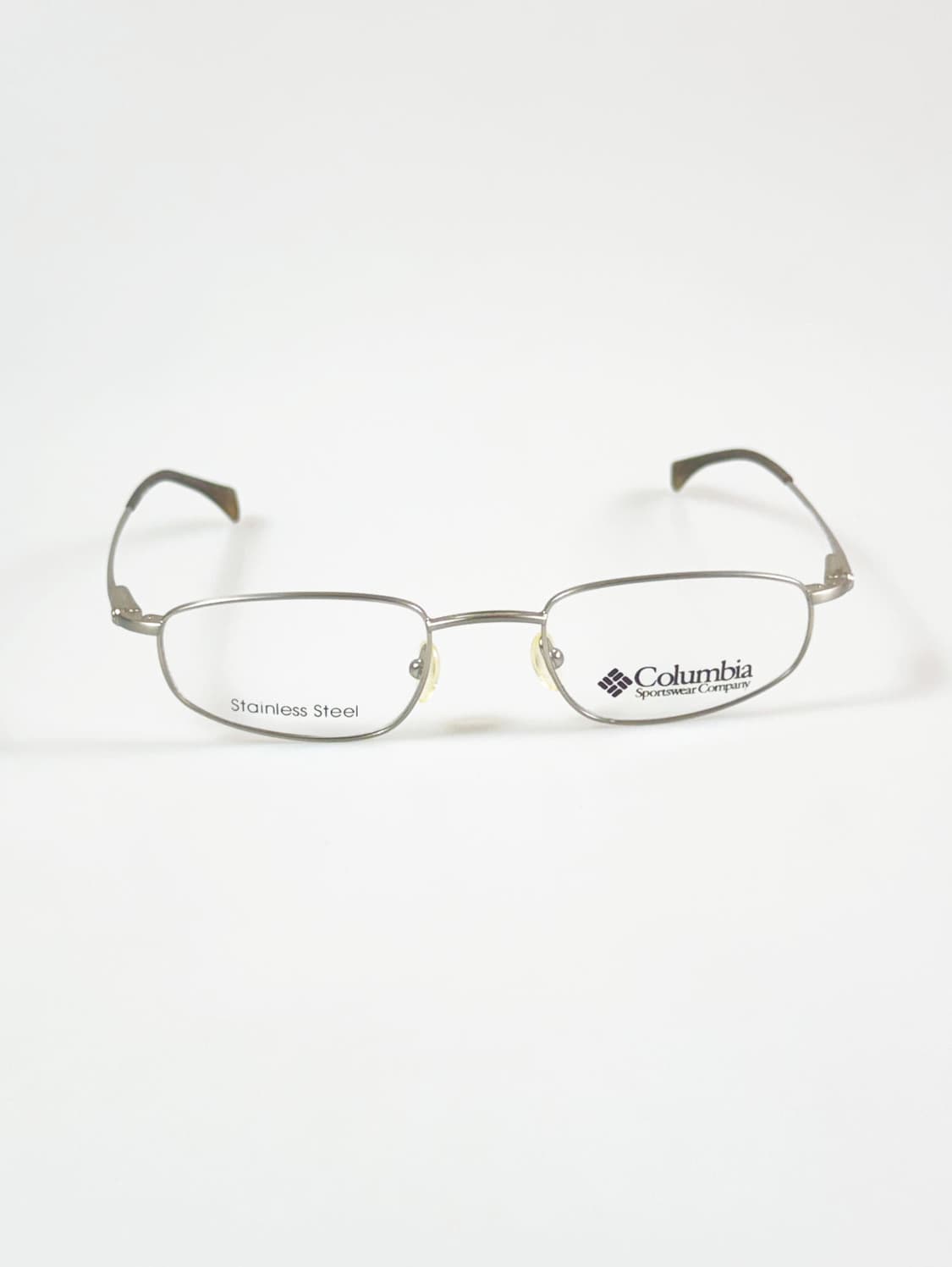 컬럼비아 실버 슬림 스퀘어 메탈 프레임 빈티지 안경 상품이미지2