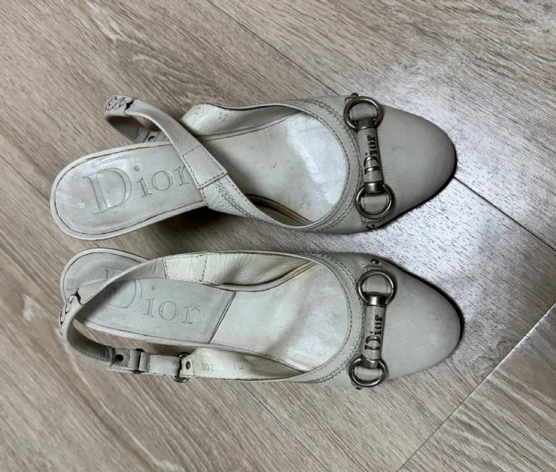 Dior 디올 아이보리 뮬 힐 35 (230 ) 상품이미지2