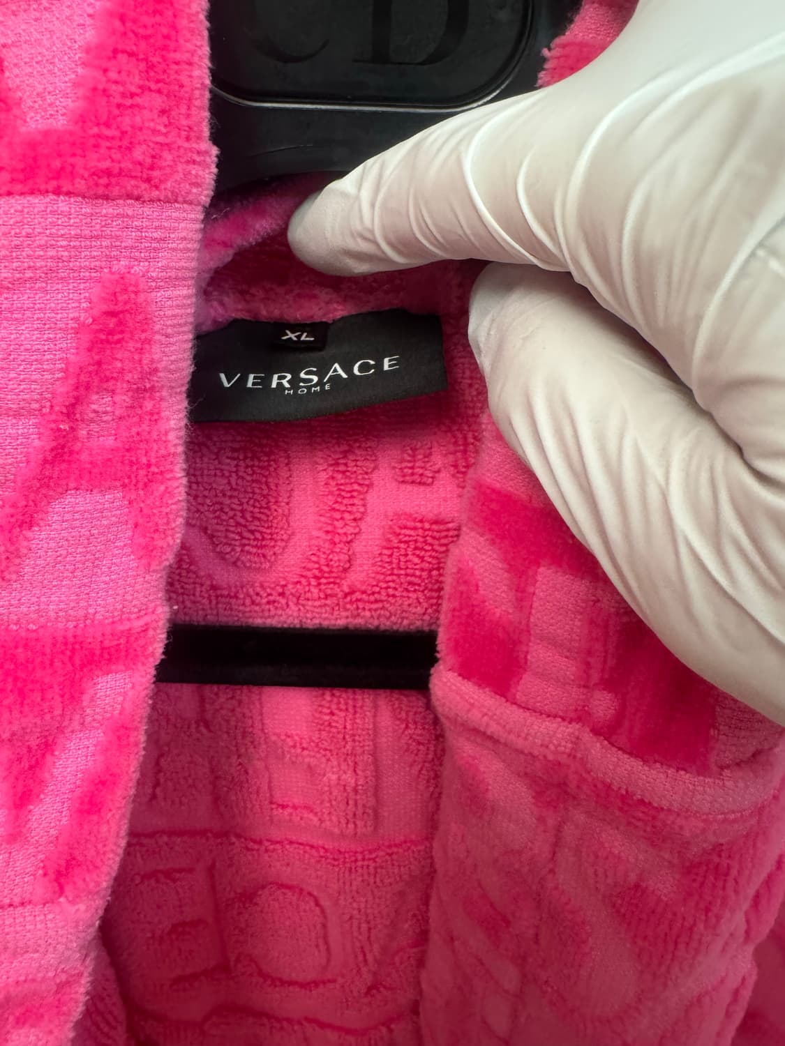 versace home bathrobe women short pink  상품이미지4