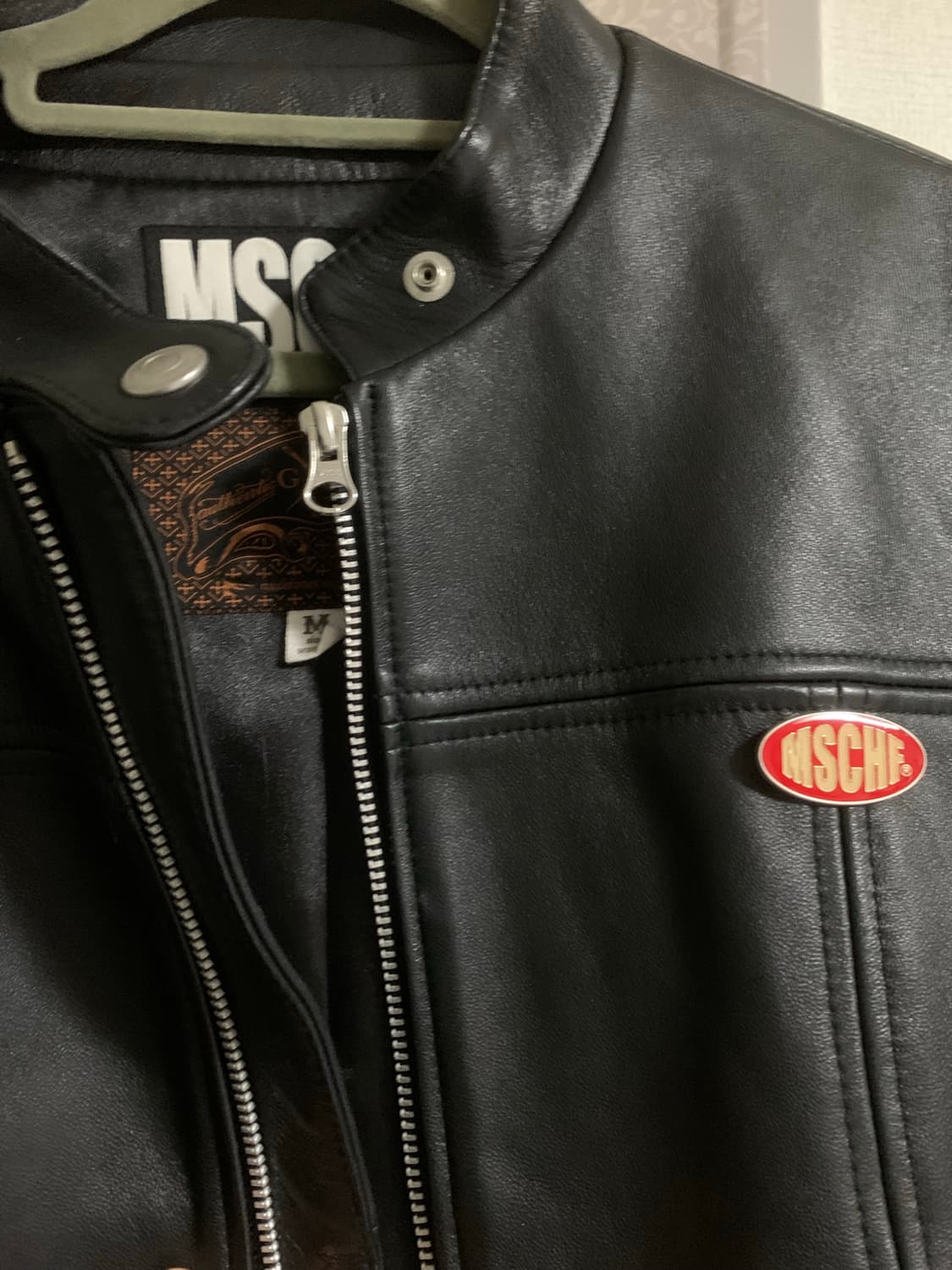 미스치프 양가죽 라이더자켓 상품이미지2